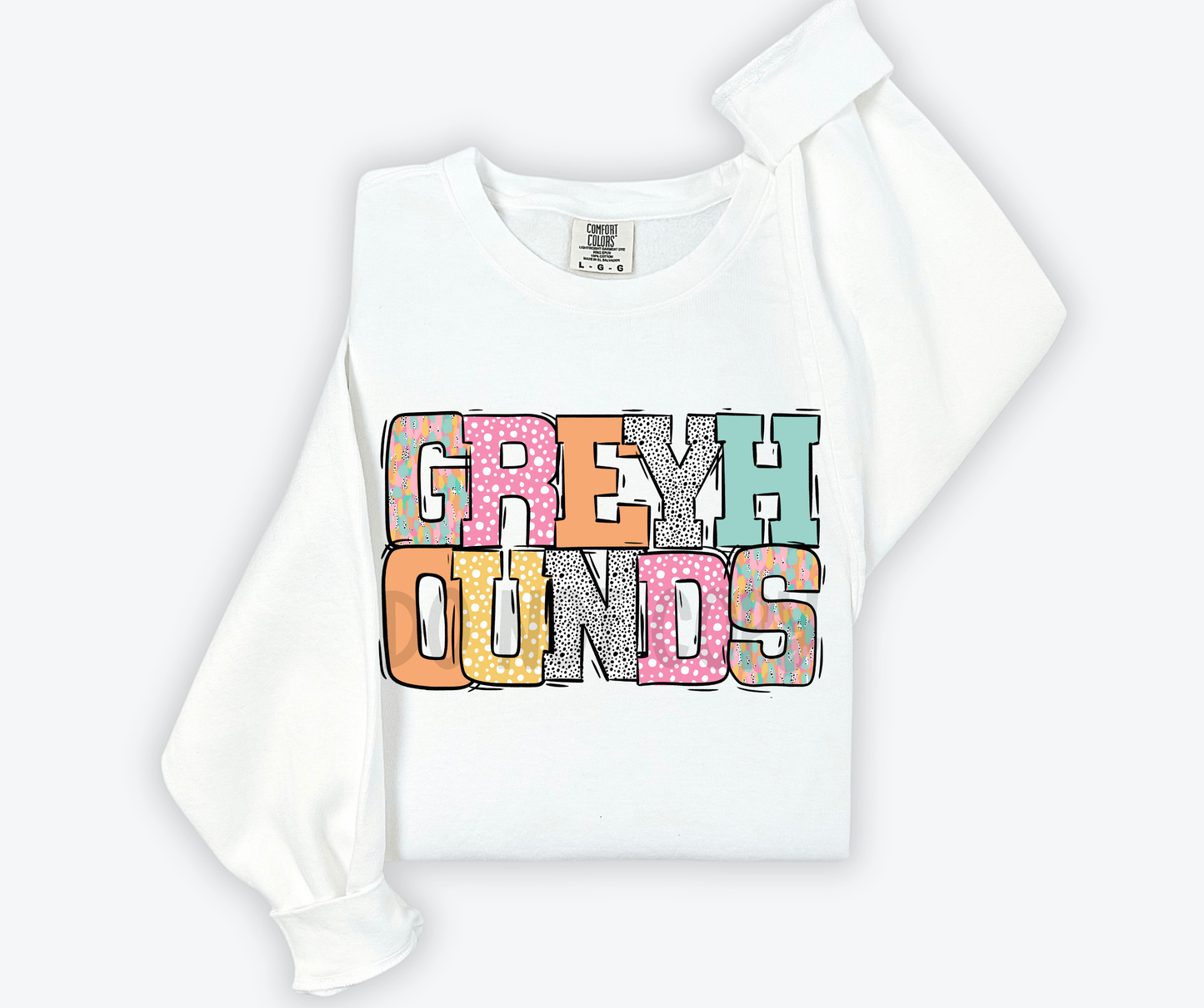 Pastel Stroke Varsity Mascots (ALL Mascots in this listing Dropdown)-DTF