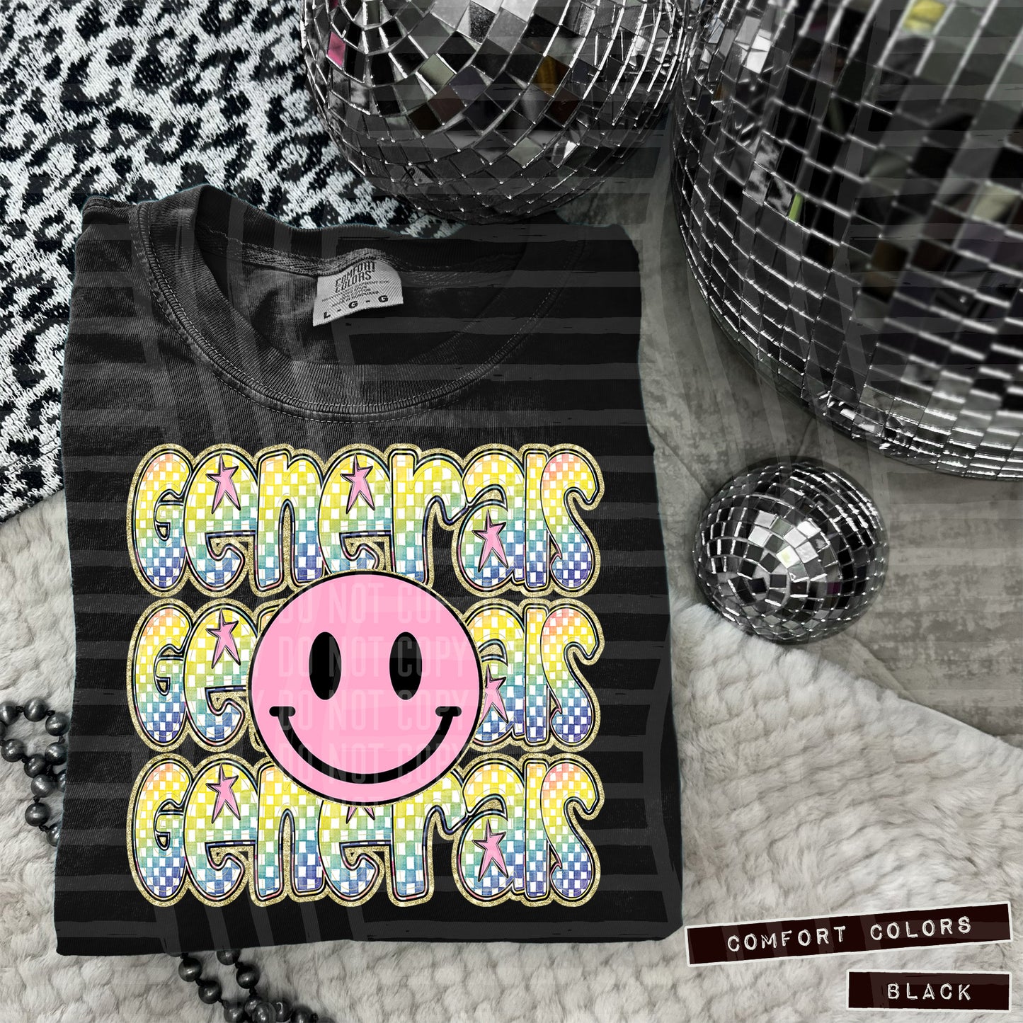 Pink Smiley Triple Stack (Dropdown)- DTF&UV
