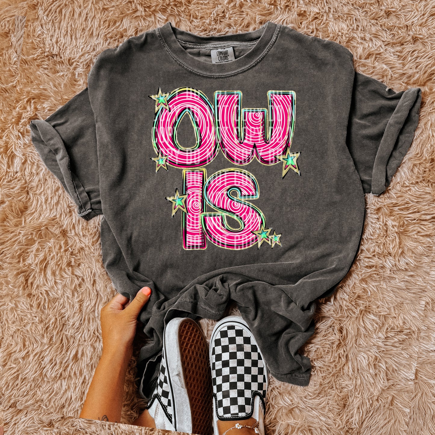 Pink Swirls Mascots(Dropdown)-DTF