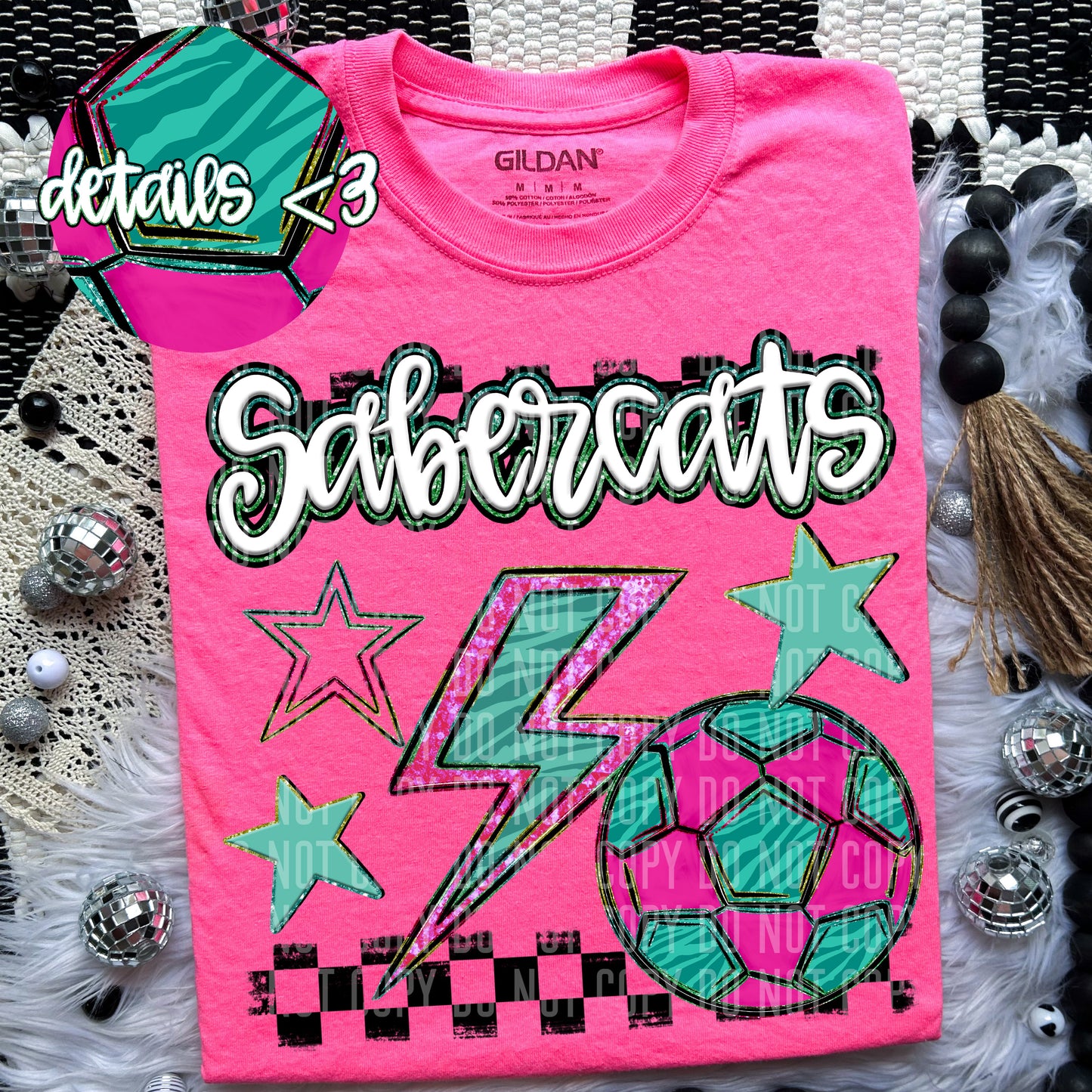 Soccer Bolt Mascots(Dropdown)-DTF