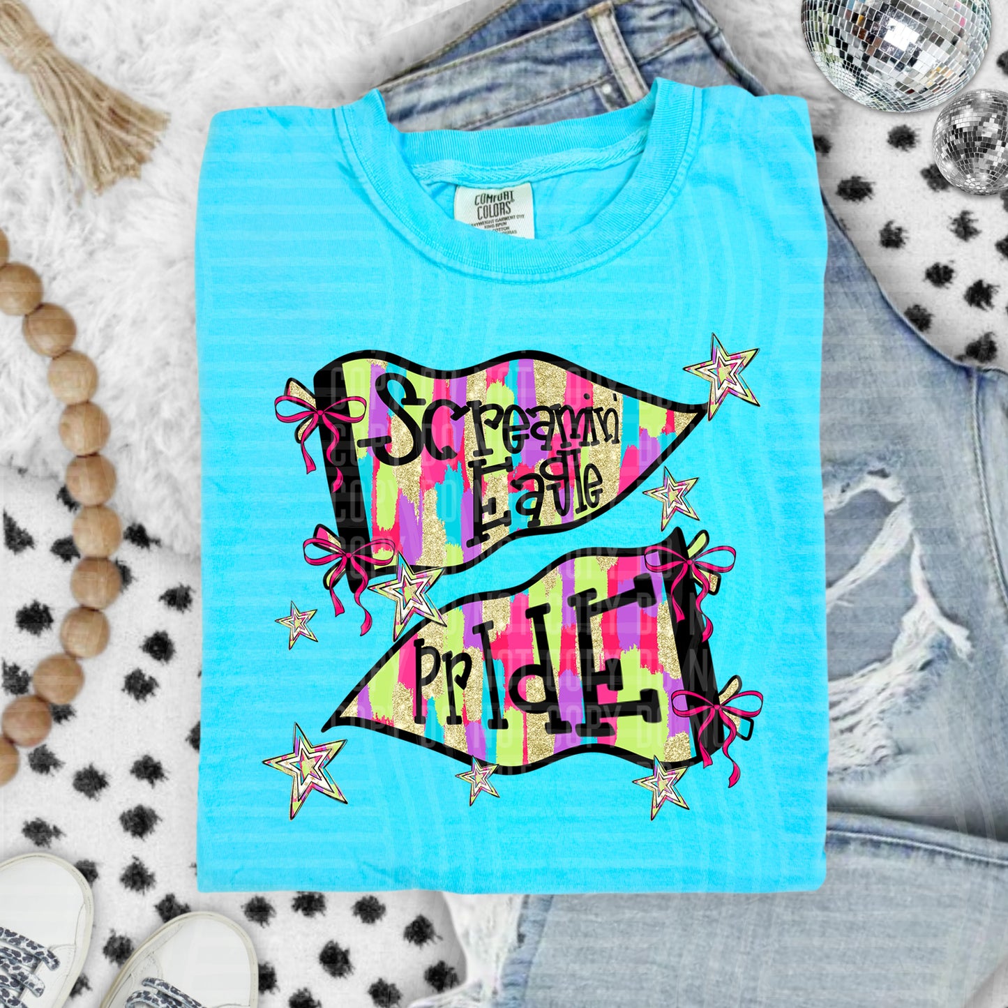 Preppy Bright Flags (Dropdown)- DTF&UV