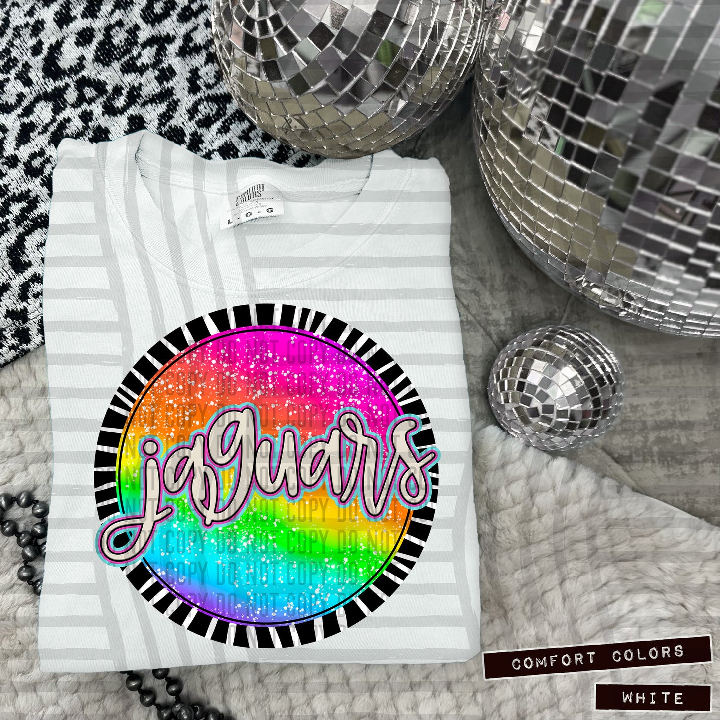 Rainbow Splatter Rounds(Dropdown)- DTF&UV