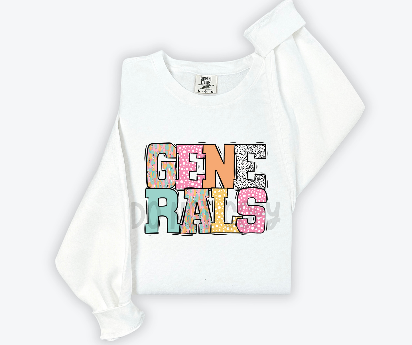 Pastel Stroke Varsity Mascots (ALL Mascots in this listing Dropdown)-DTF