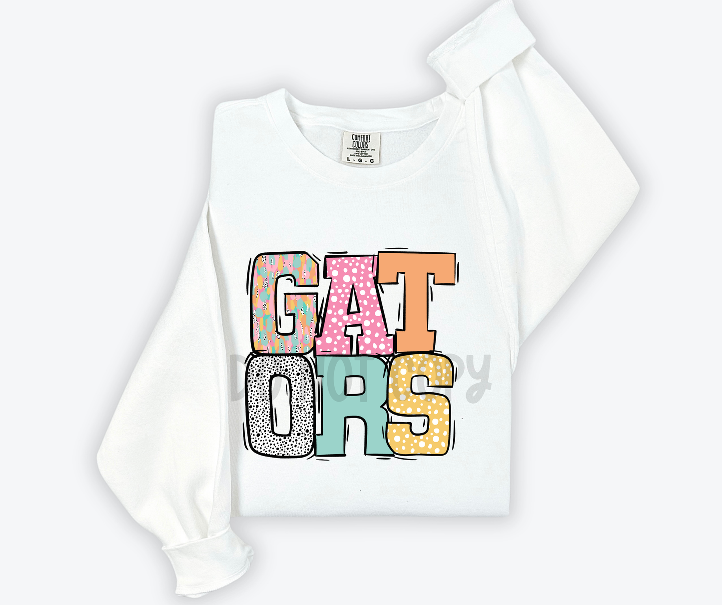 Pastel Stroke Varsity Mascots (ALL Mascots in this listing Dropdown)-DTF