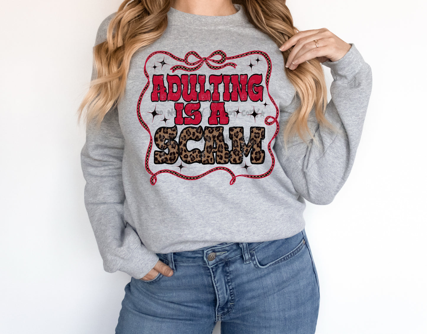 Adulting is a scam-DTF&UV