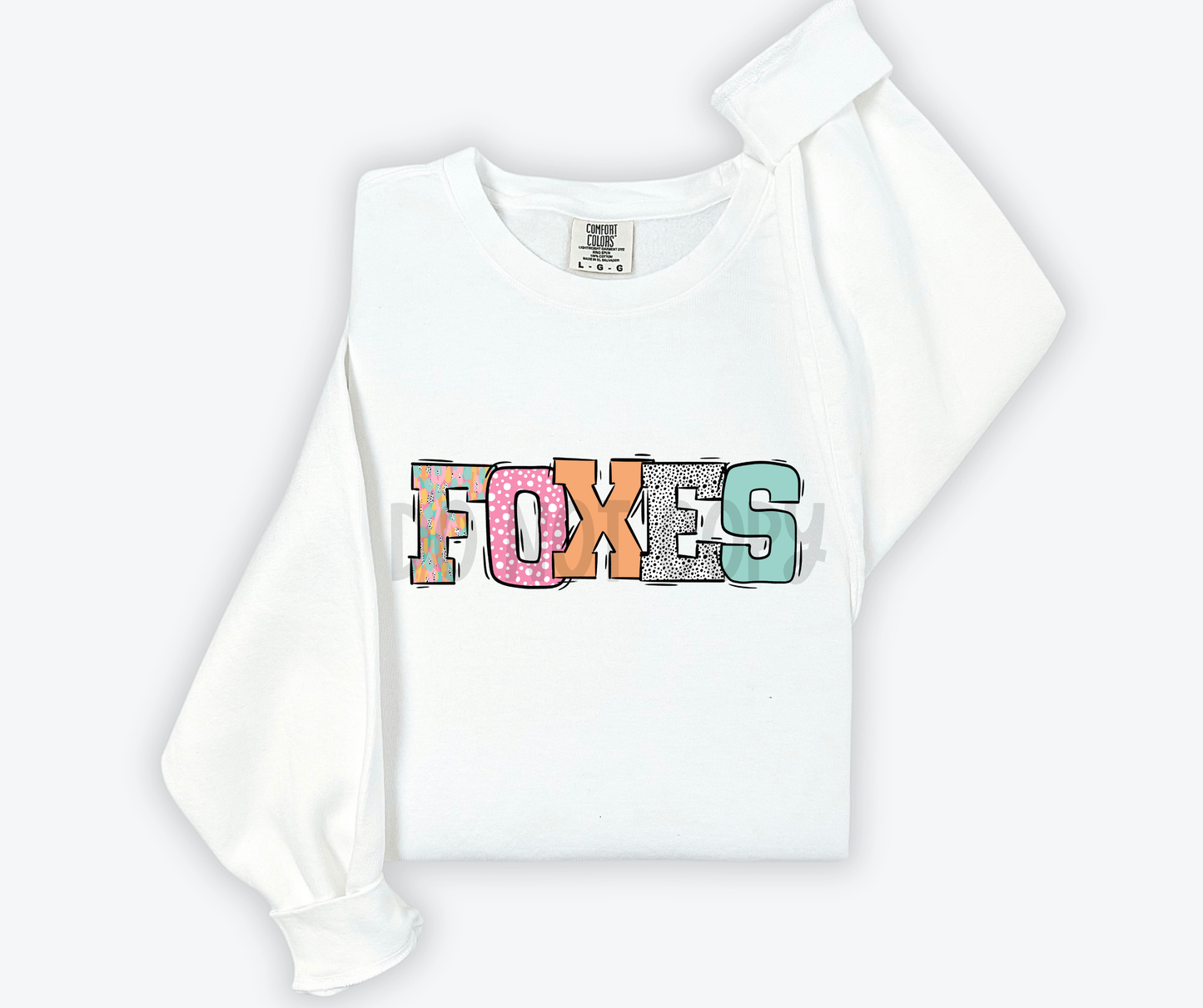 Pastel Stroke Varsity Mascots (ALL Mascots in this listing Dropdown)-DTF
