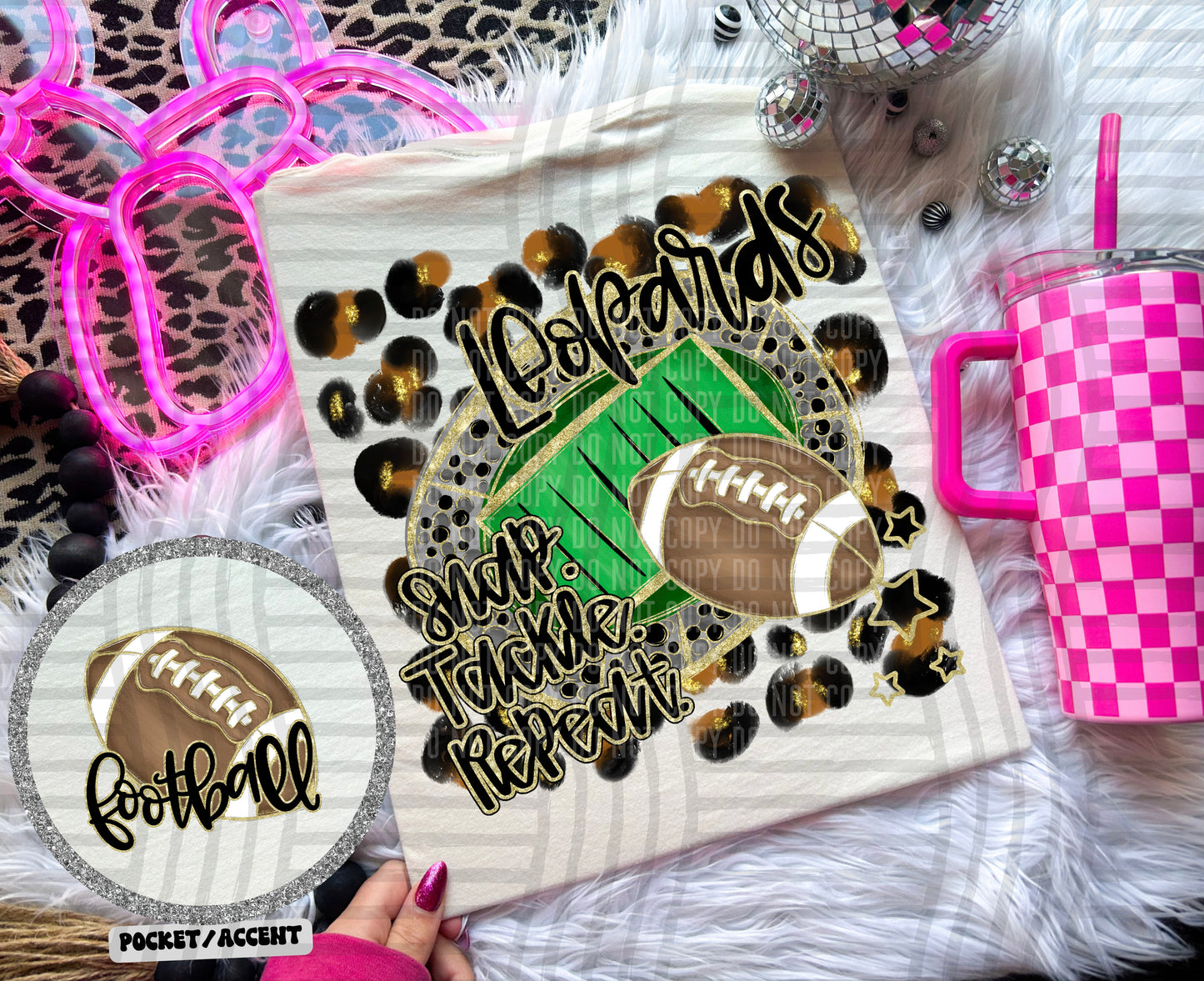 Snap Tackle Repeat Mascot (Includes front and back) (Dropdown)- DTF&UV