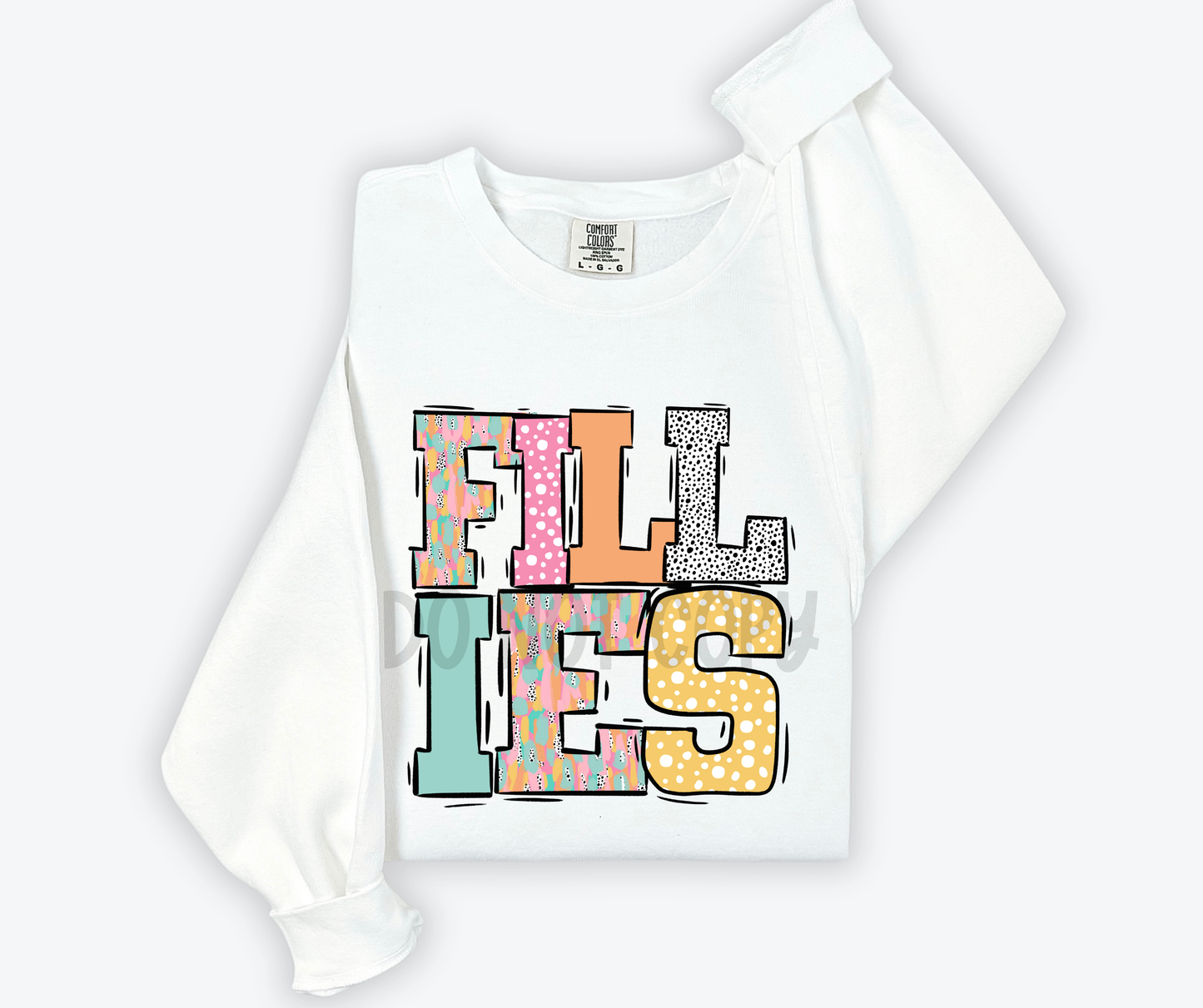 Pastel Stroke Varsity Mascots (ALL Mascots in this listing Dropdown)-DTF