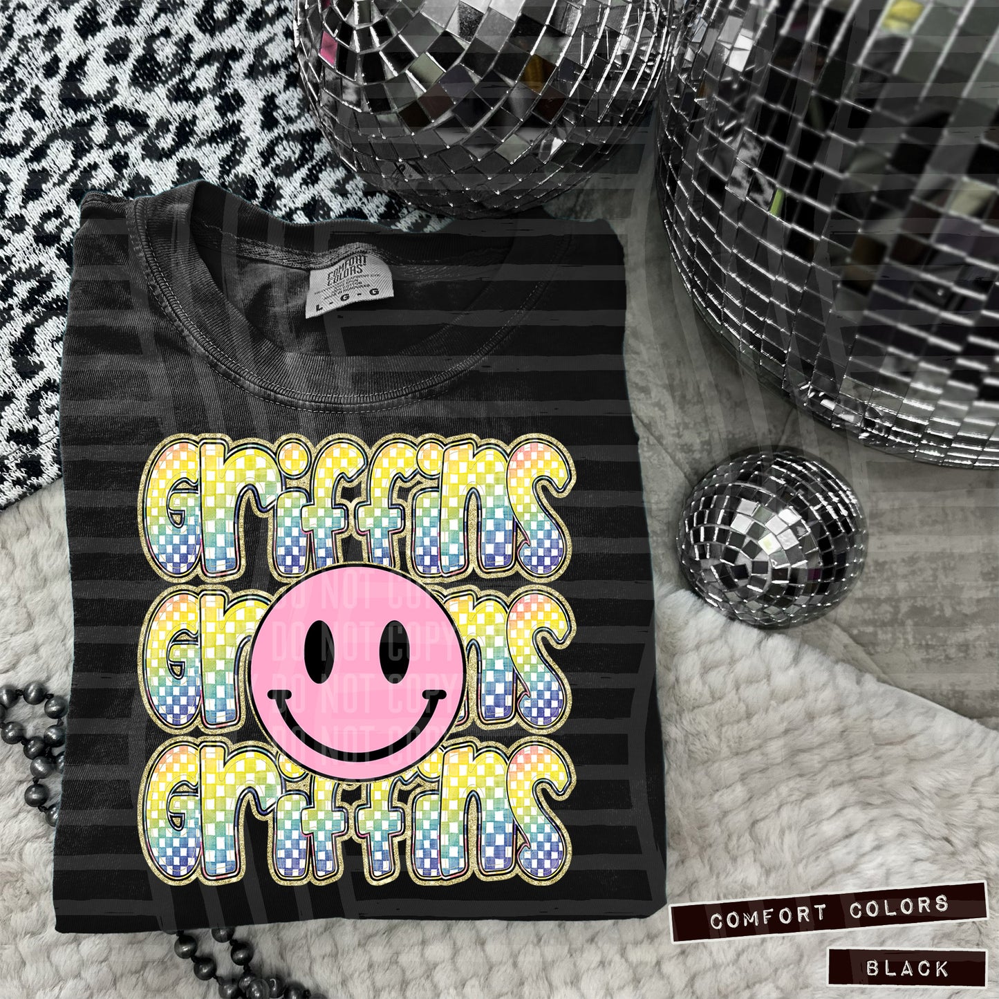 Pink Smiley Triple Stack (Dropdown)- DTF&UV