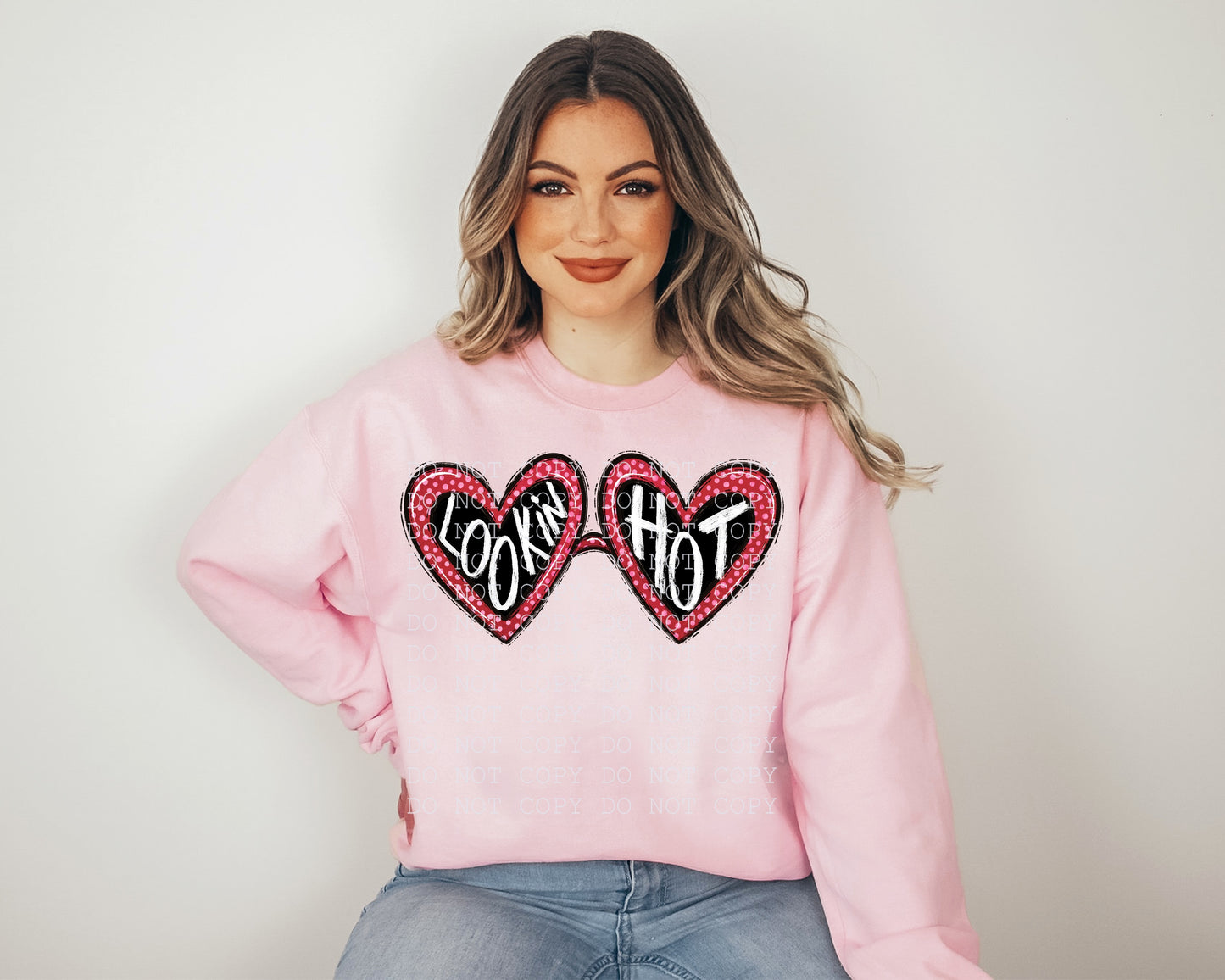 Lookin Hot Heart Sunglasses DTF