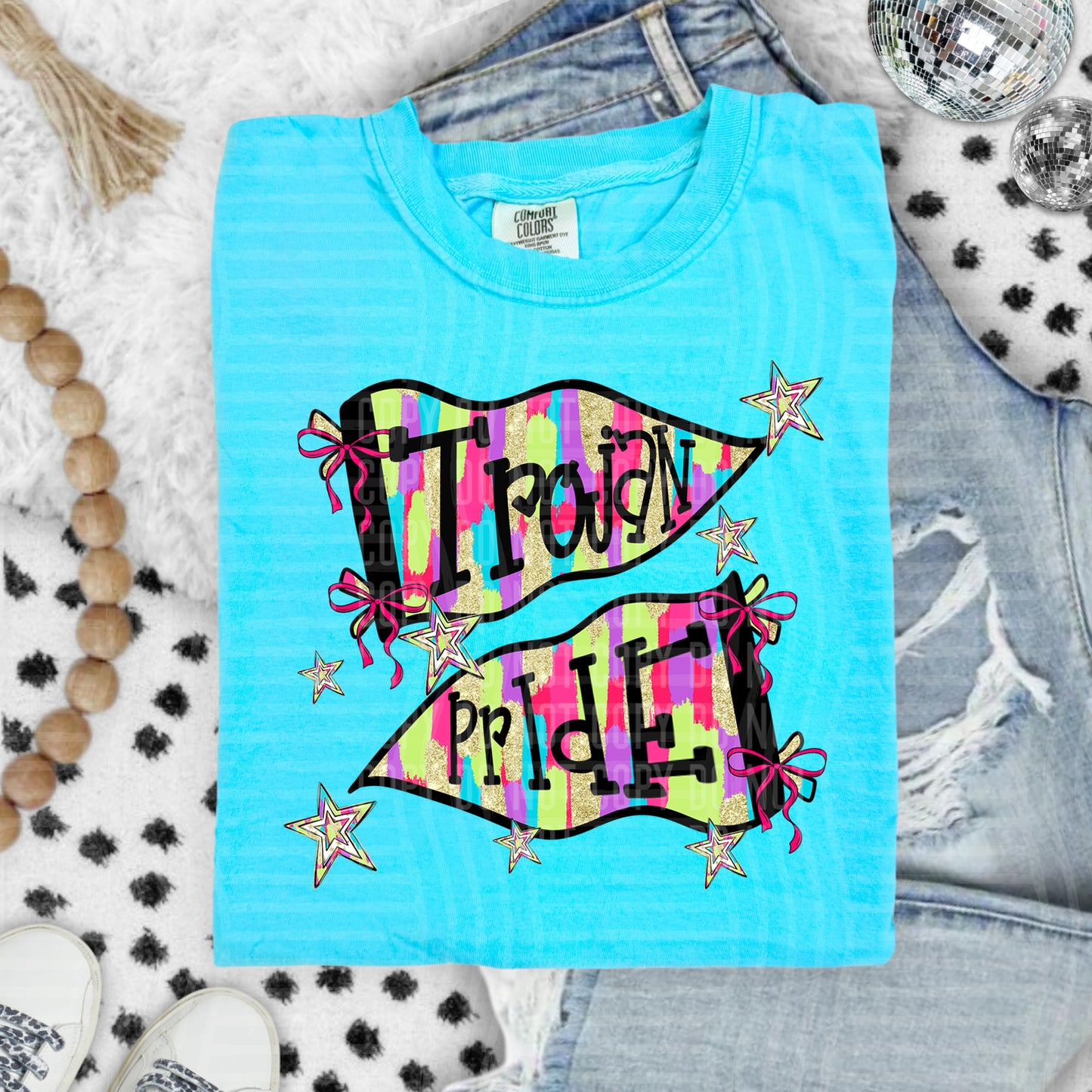 Preppy Bright Flags (Dropdown)- DTF&UV