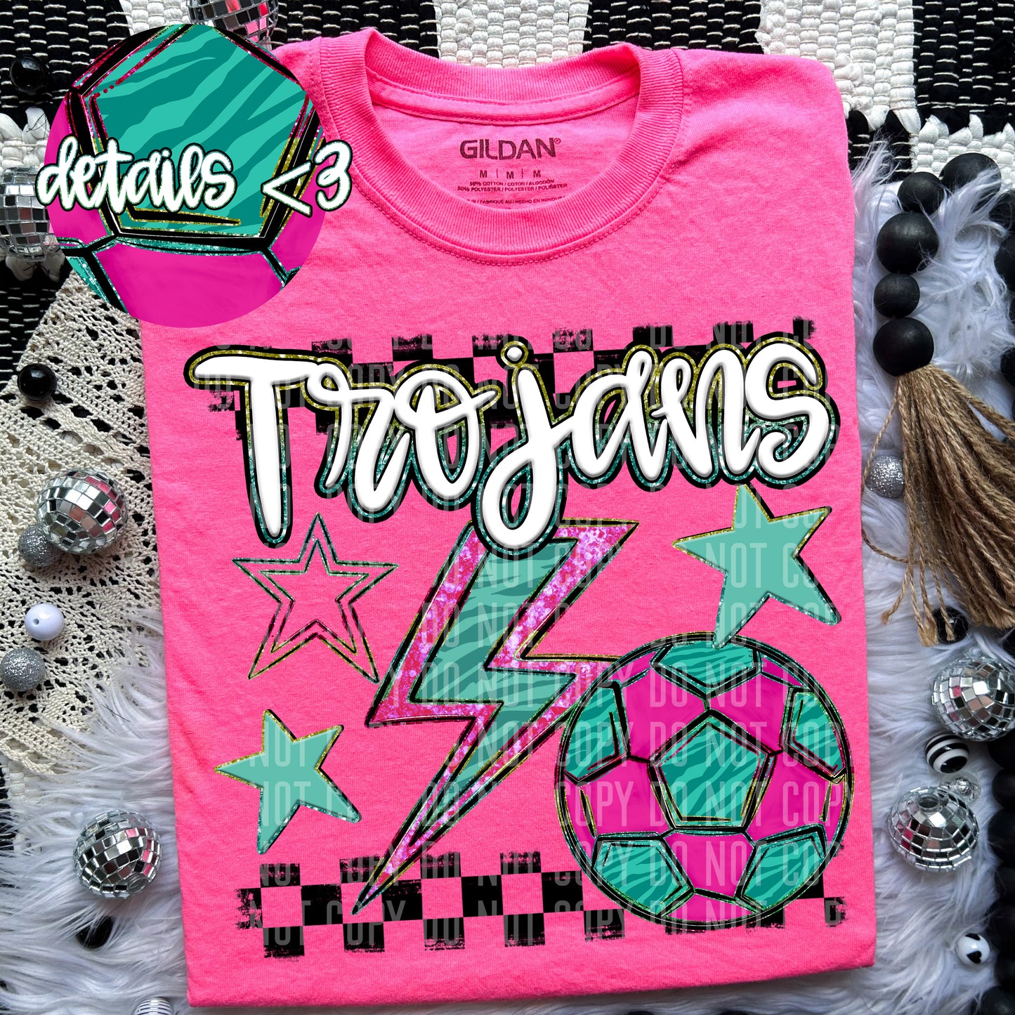 Soccer Bolt Mascots(Dropdown)-DTF