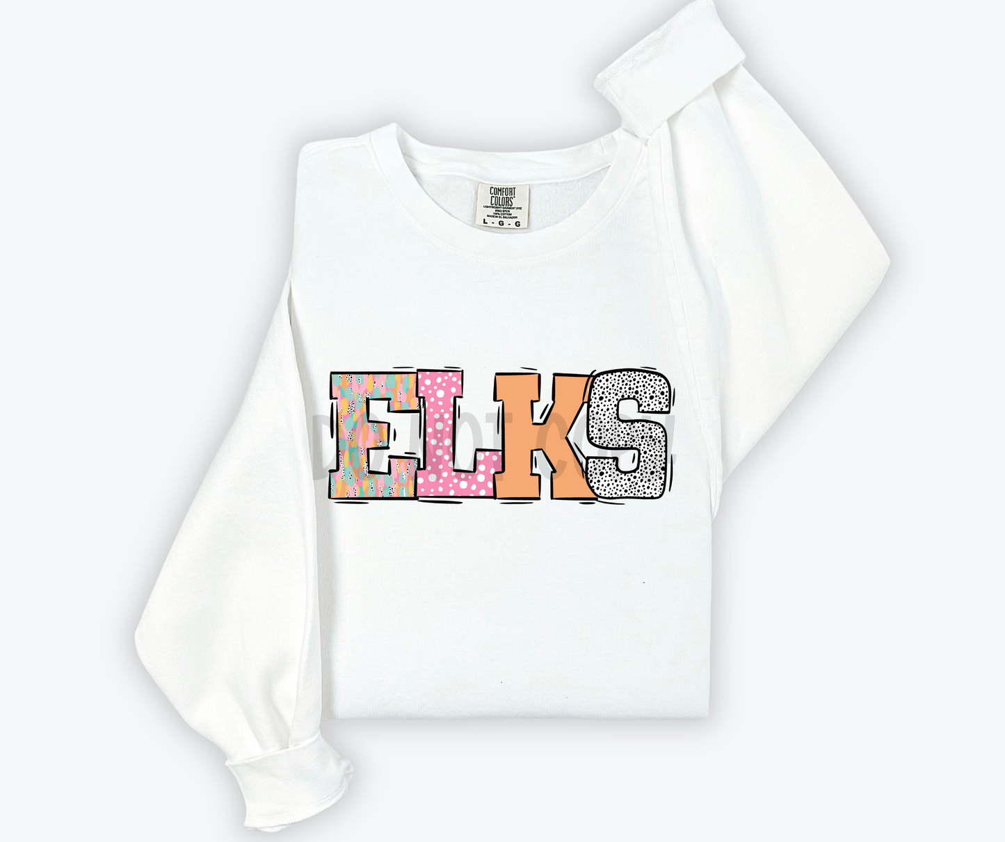 Pastel Stroke Varsity Mascots (ALL Mascots in this listing Dropdown)-DTF