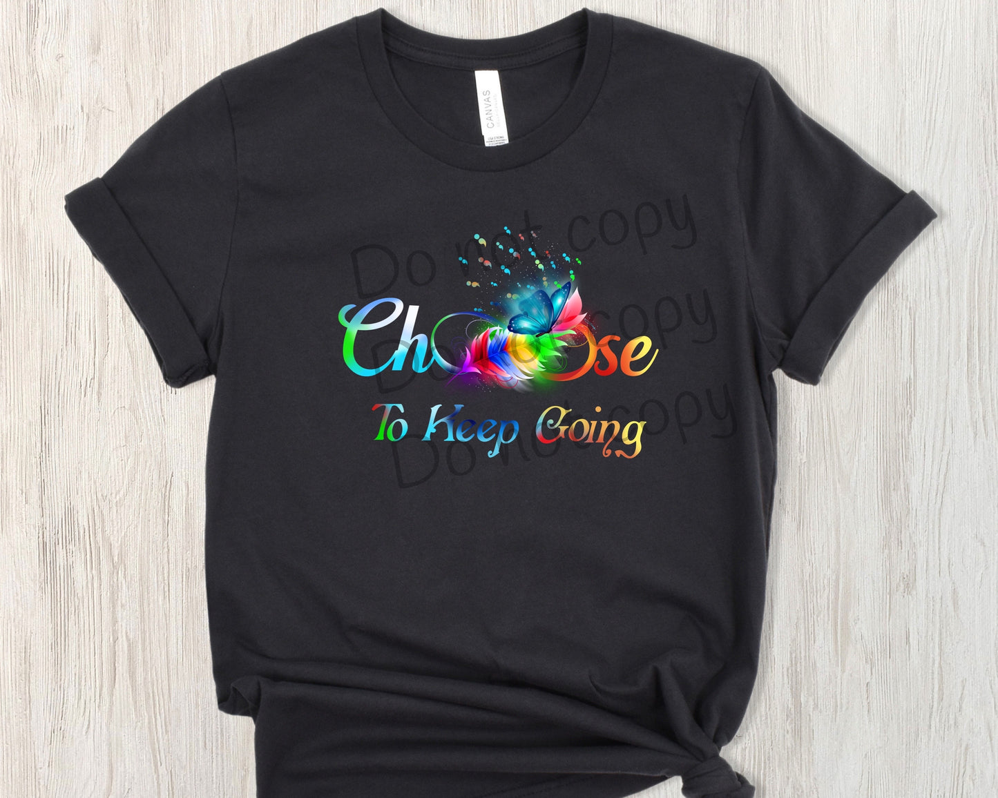 Choose to keep going feathers-DTF