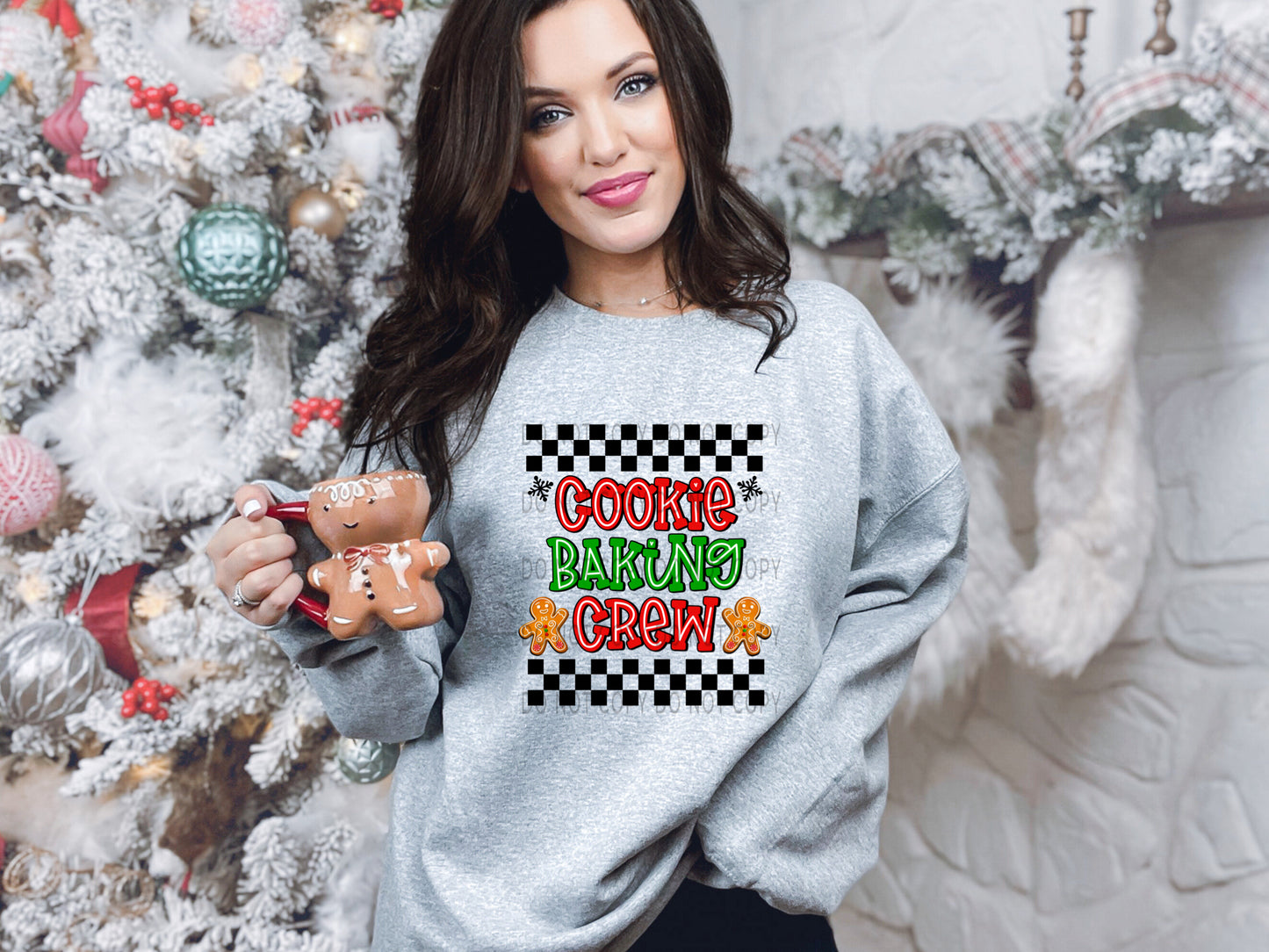Cookie Baking Crew Checkered - DTF