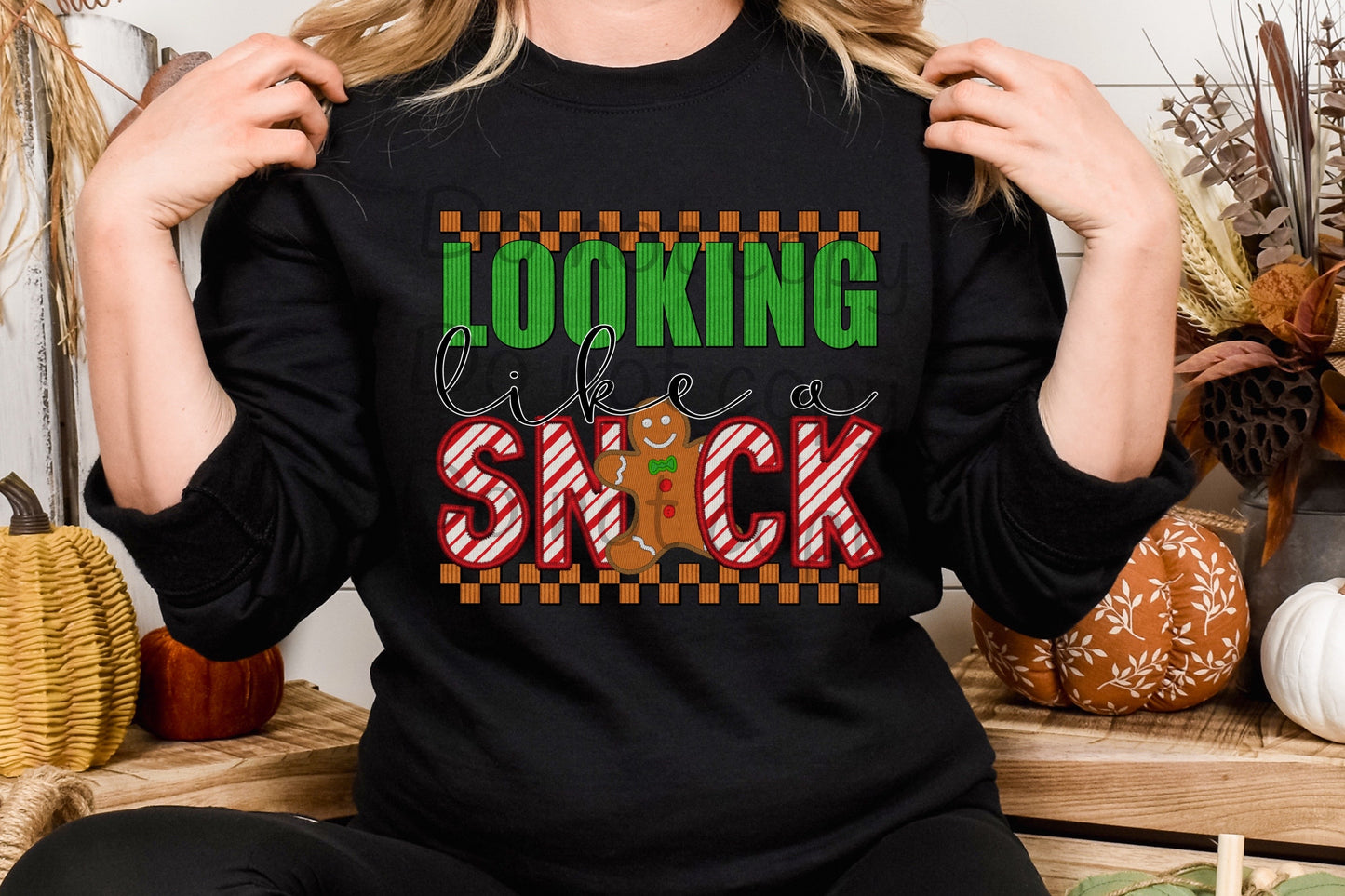 Looking like a snack gingerbread cookie-DTF