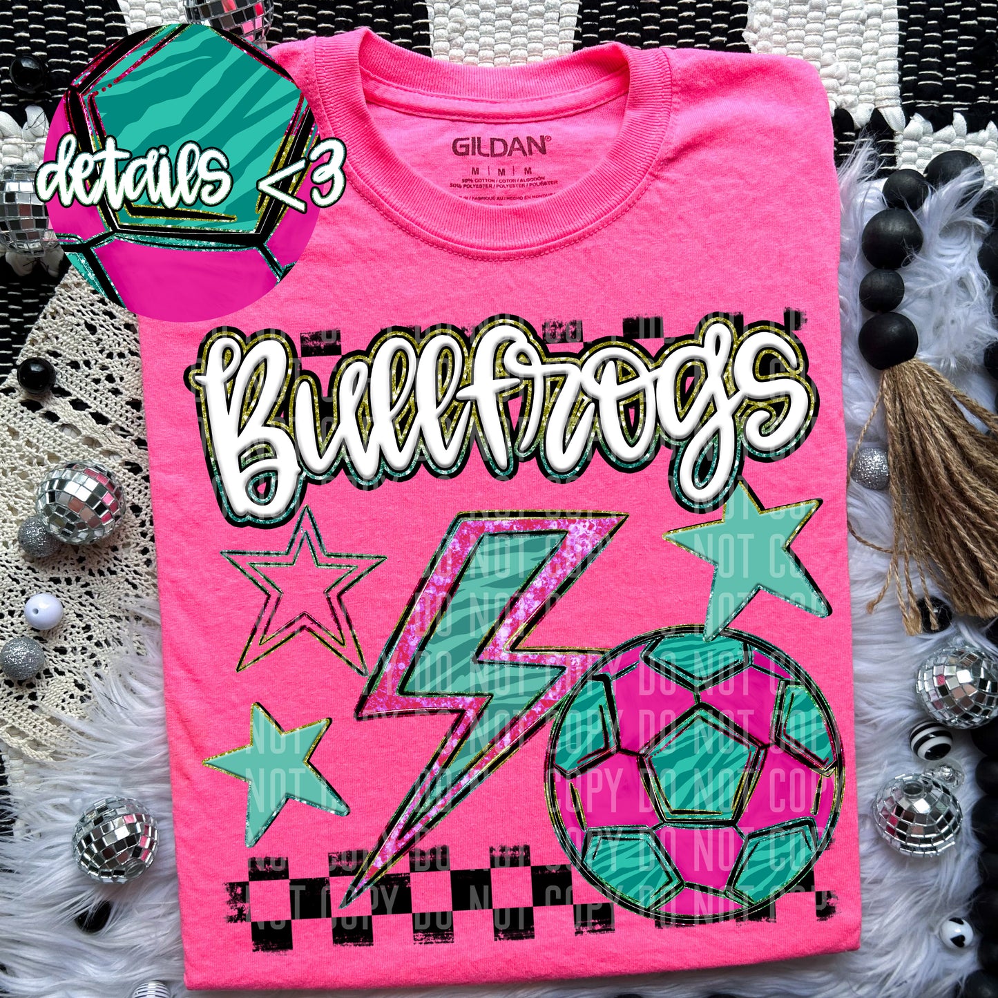 Soccer Bolt Mascots(Dropdown)-DTF