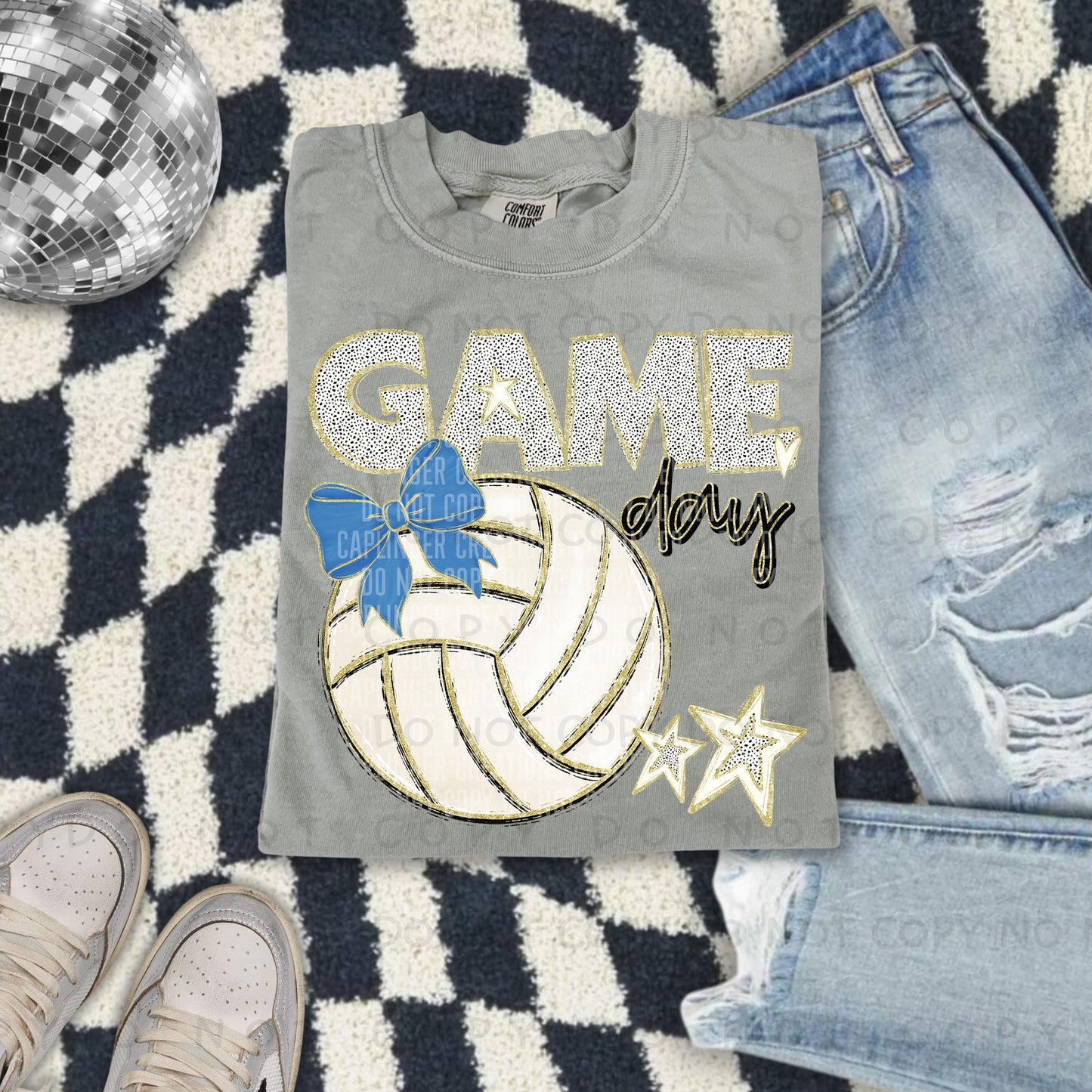Game day Volleyball(all colors in dropdown)-DTF