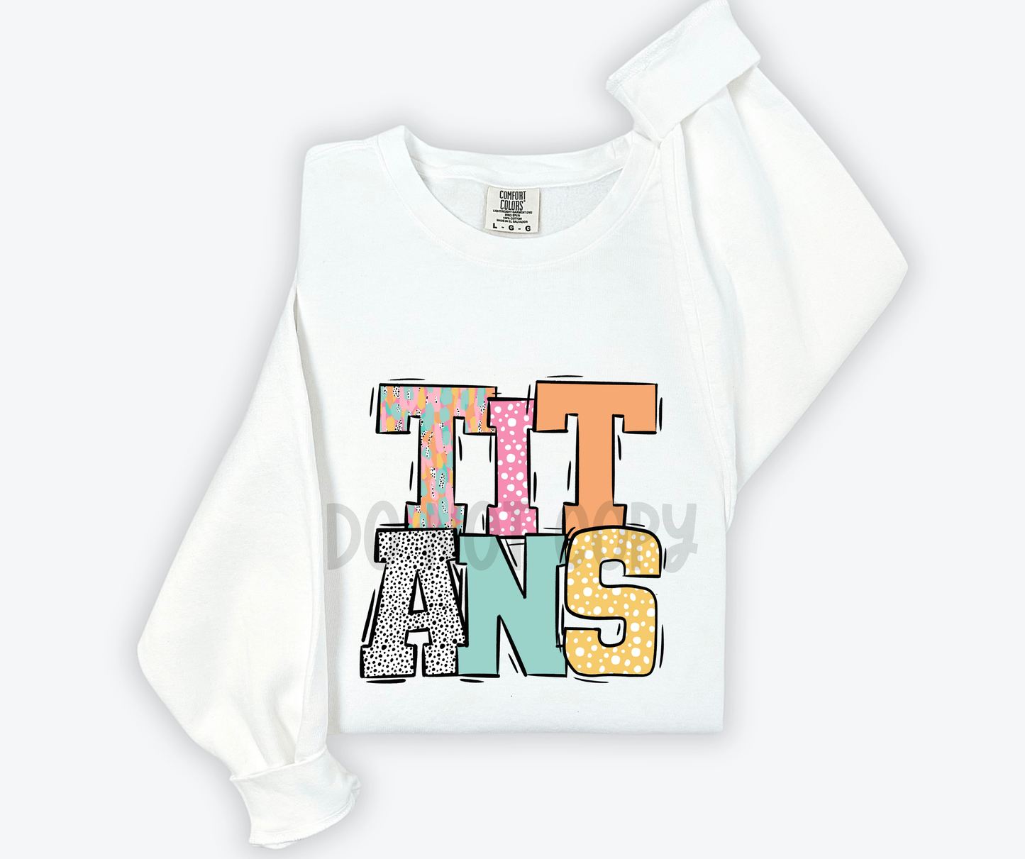 Pastel Stroke Varsity Mascots (ALL Mascots in this listing Dropdown)-DTF