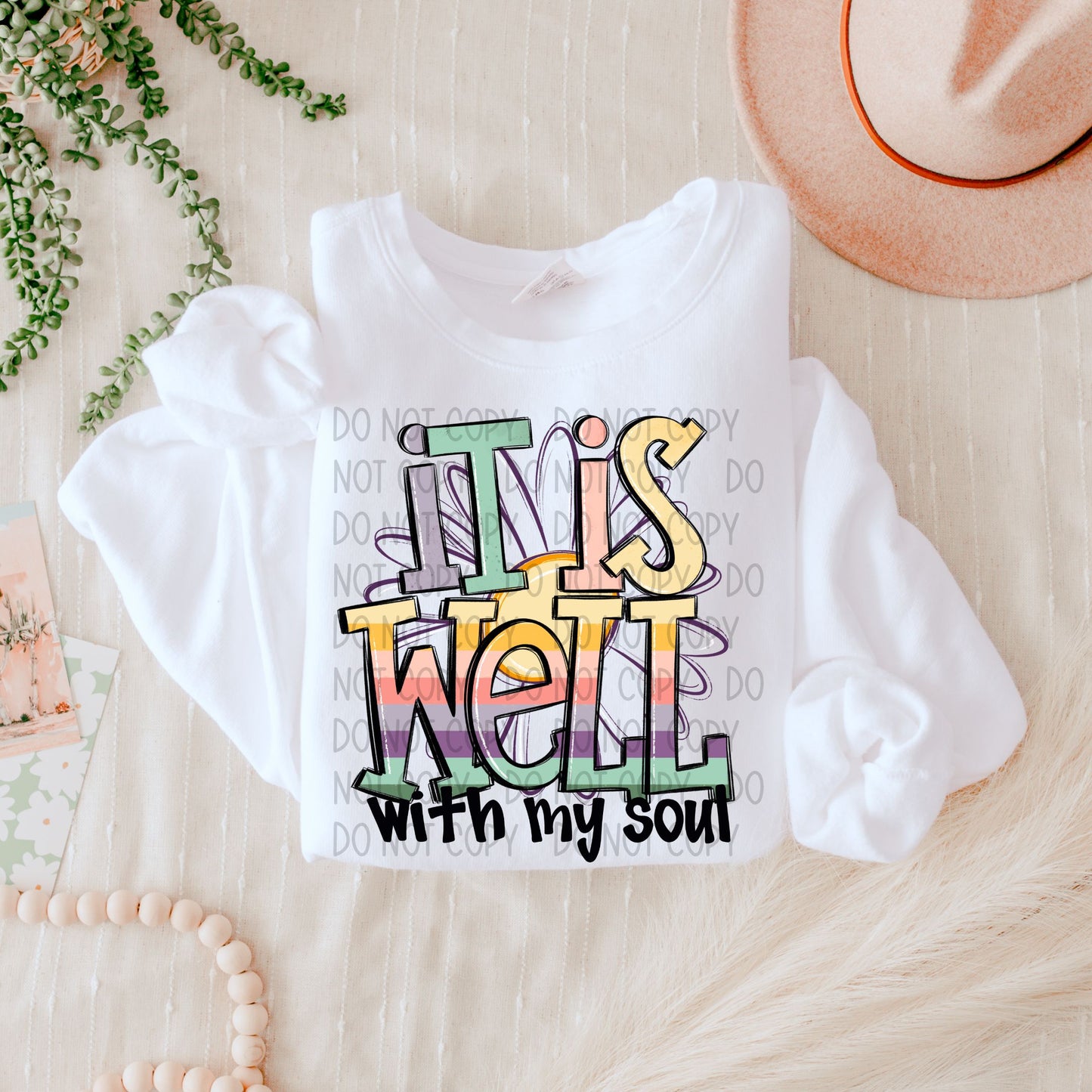 It Is Well Flower-DTF
