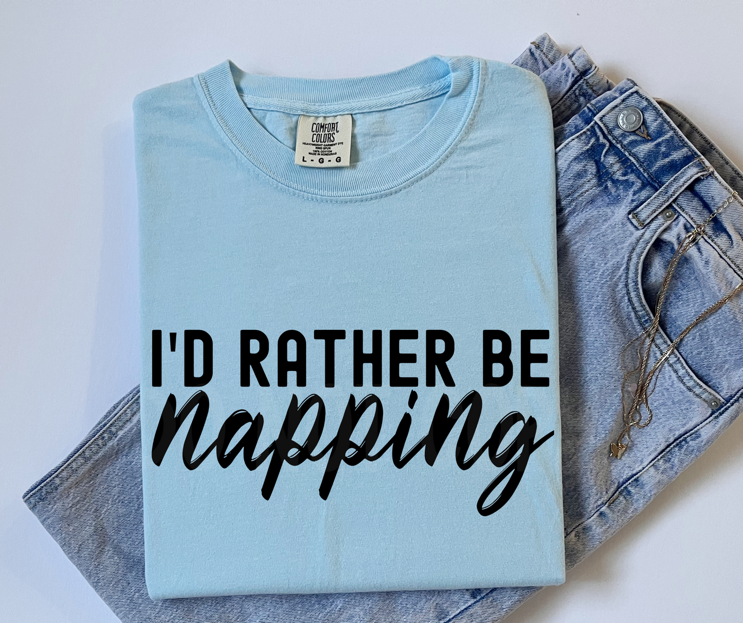 rather be napping-DTF