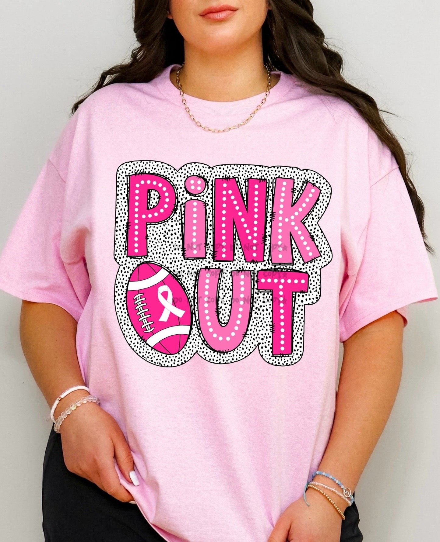 Pink out dalmatian-DTF
