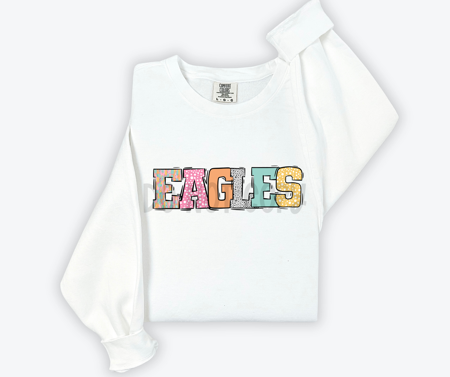 Pastel Stroke Varsity Mascots (ALL Mascots in this listing Dropdown)-DTF