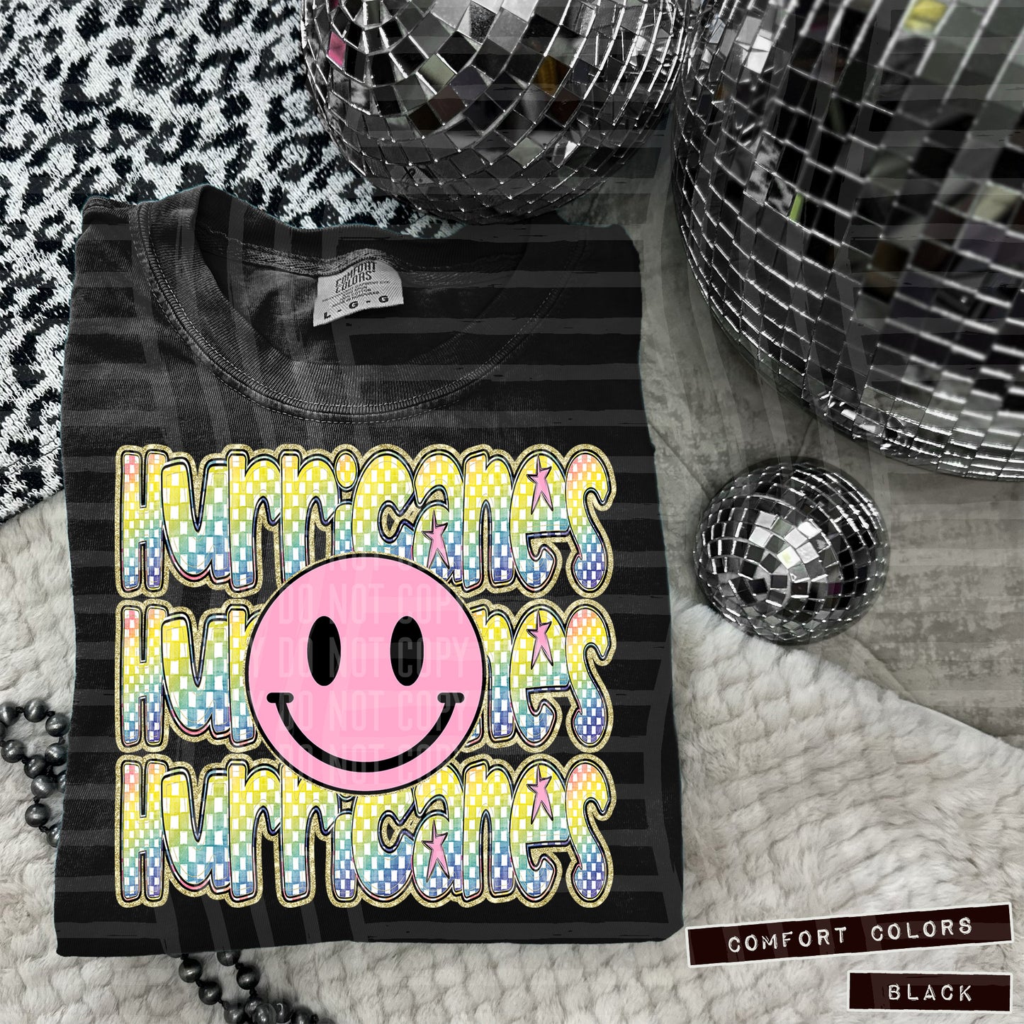 Pink Smiley Triple Stack (Dropdown)- DTF&UV