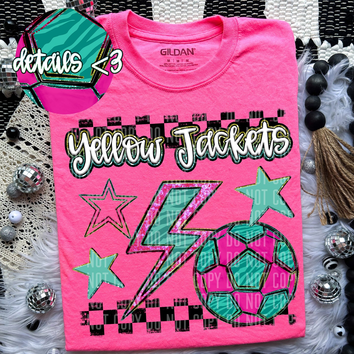 Soccer Bolt Mascots(Dropdown)-DTF