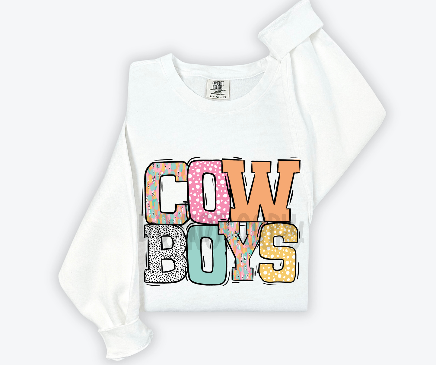 Pastel Stroke Varsity Mascots (ALL Mascots in this listing Dropdown)-DTF