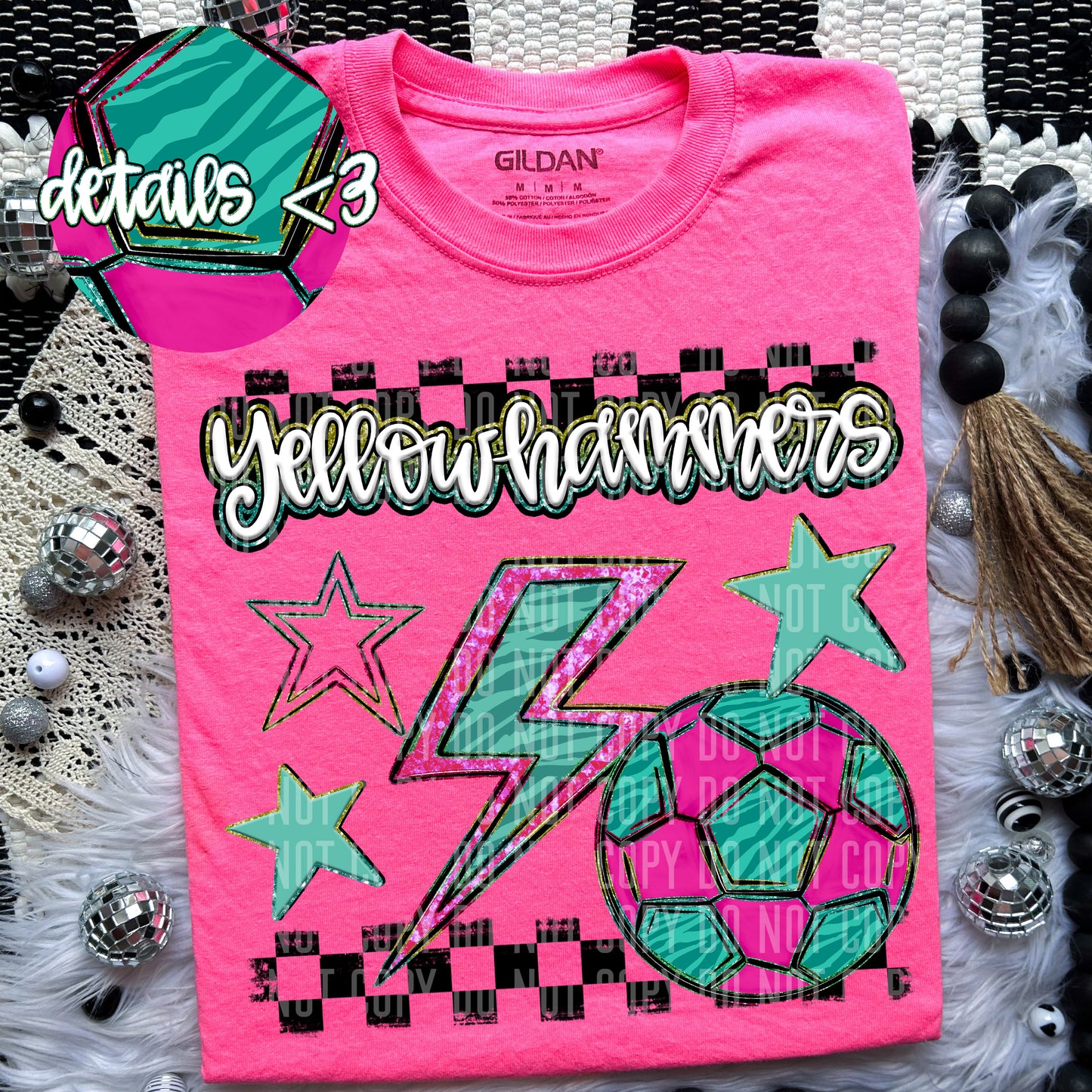 Soccer Bolt Mascots(Dropdown)-DTF