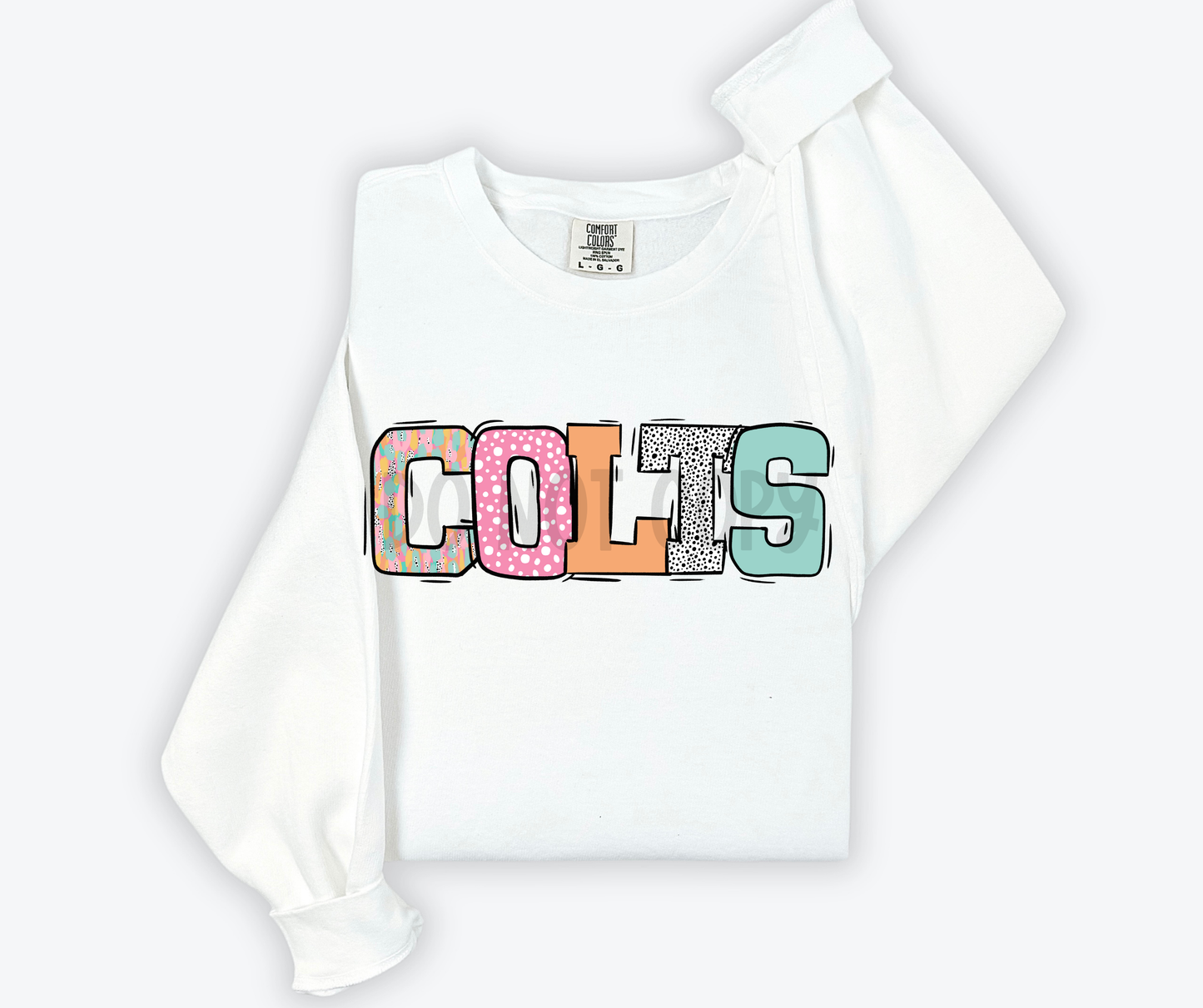 Pastel Stroke Varsity Mascots (ALL Mascots in this listing Dropdown)-DTF
