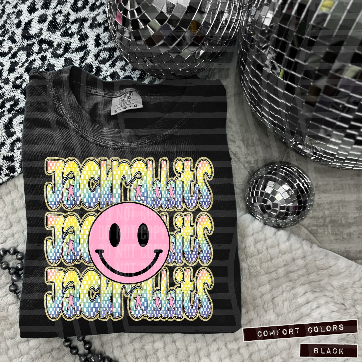Pink Smiley Triple Stack (Dropdown)- DTF&UV
