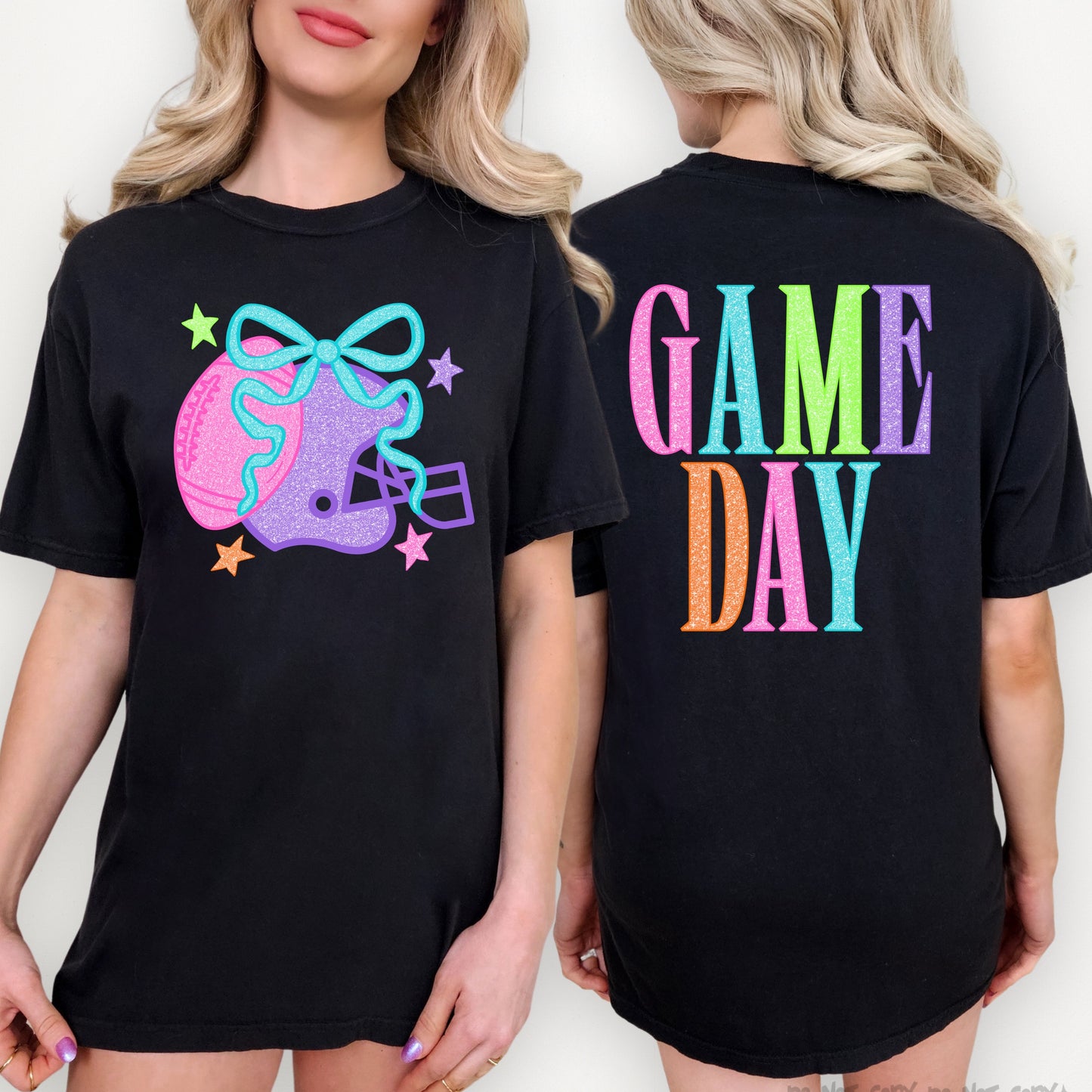 Game day Bright speckled- DTF DEAL