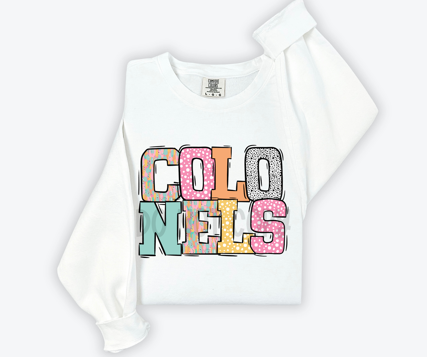 Pastel Stroke Varsity Mascots (ALL Mascots in this listing Dropdown)-DTF