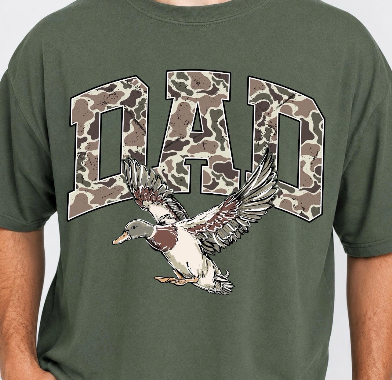 Dad Camo with Duck- DTF DEAL