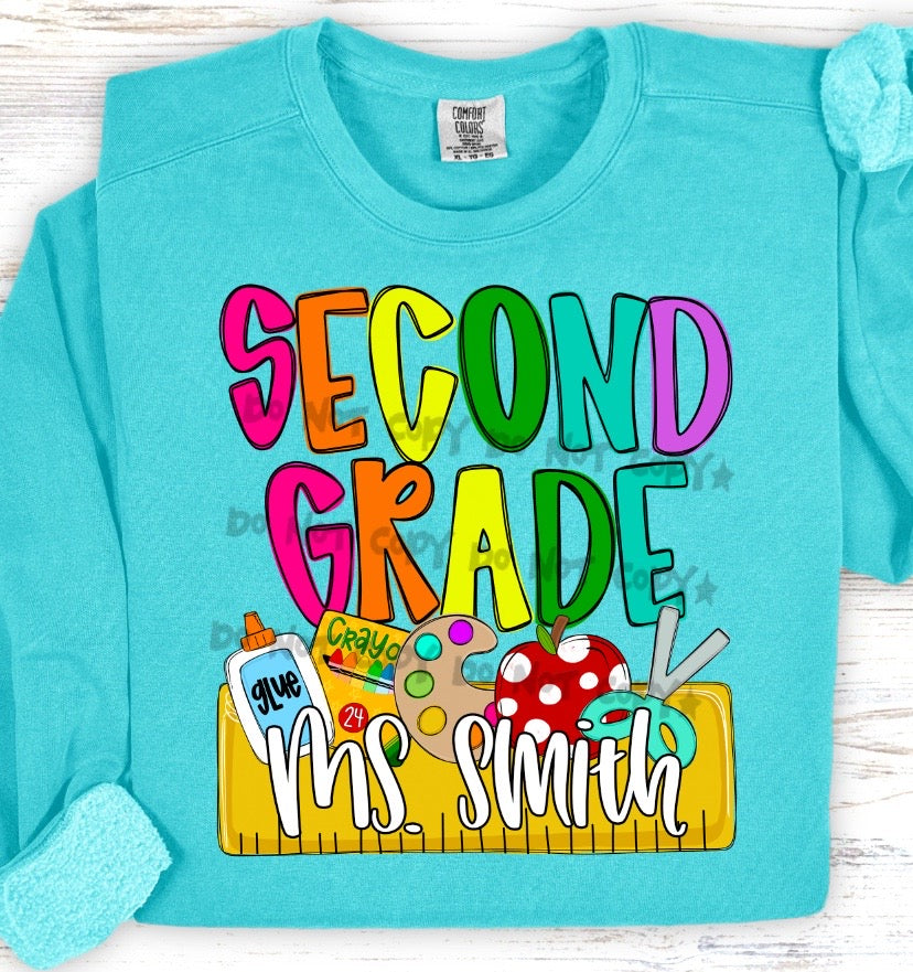Back to School Nameplates-Custom-DTF or UV