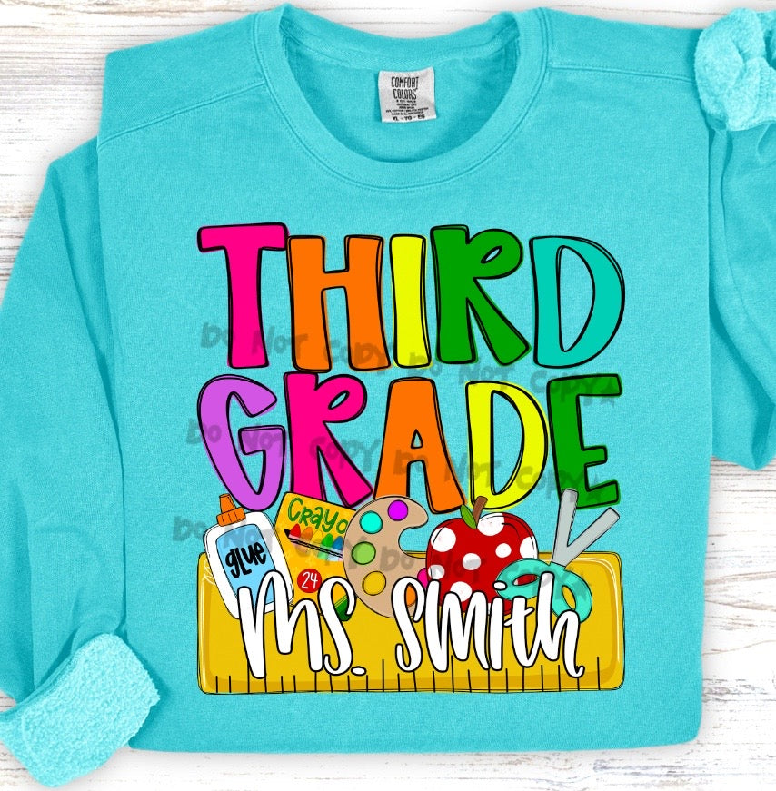 Back to School Nameplates-Custom-DTF or UV