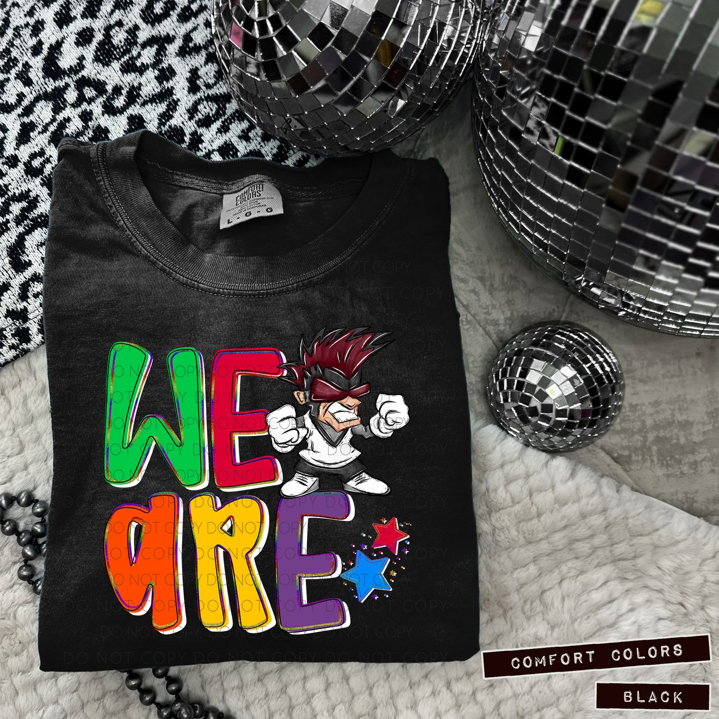 WE ARE MASCOT Heads(dropdown)-DTF