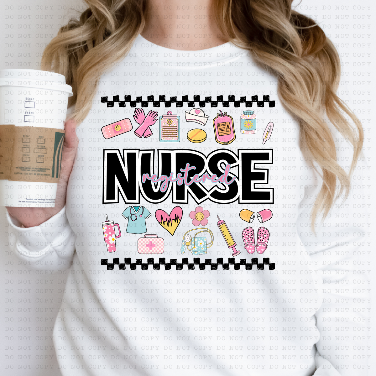 Girly Registered Nurse-DTF
