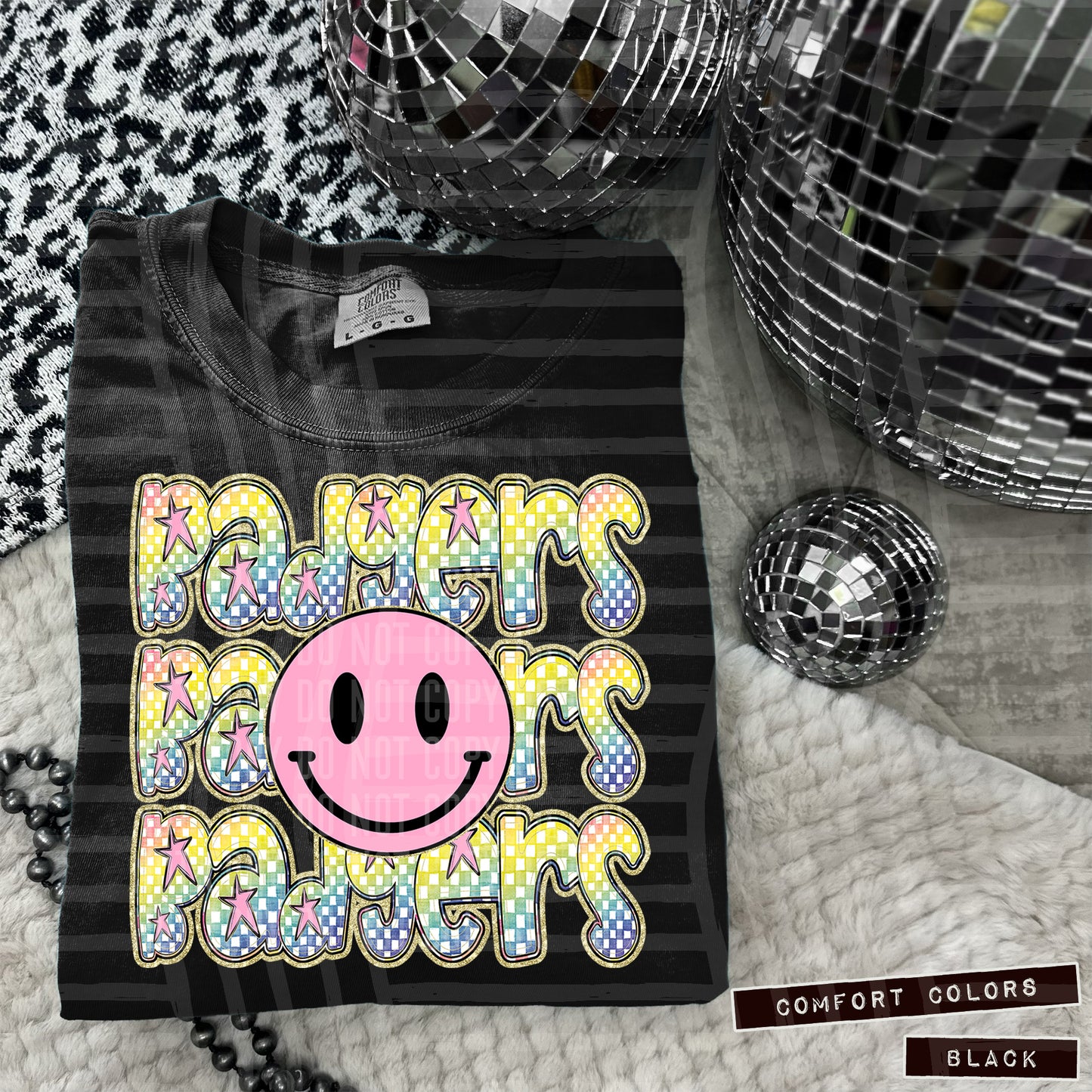 Pink Smiley Triple Stack (Dropdown)- DTF&UV