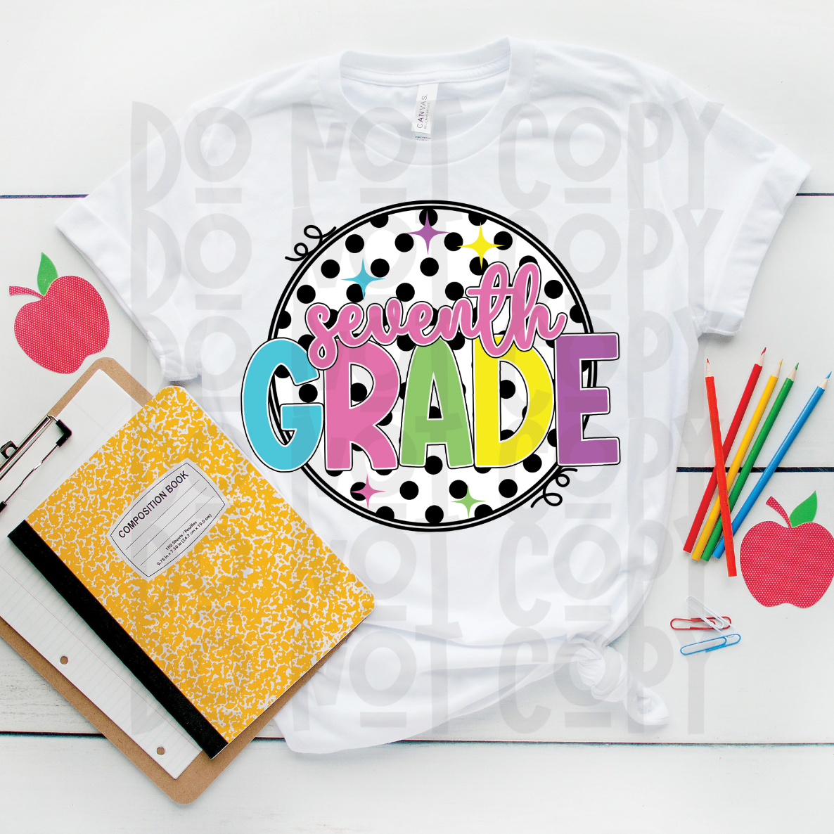Neon 80s Polka Dot Grade (All grades in this listing in the dropdown)-DTF