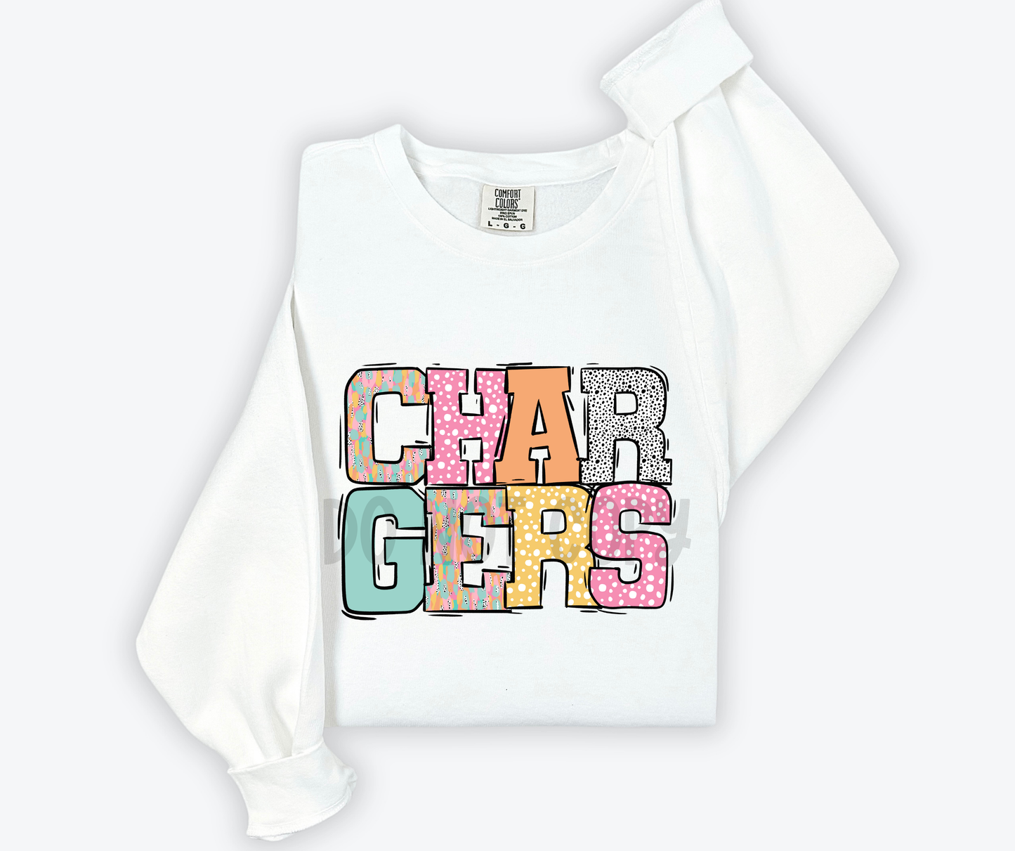 Pastel Stroke Varsity Mascots (ALL Mascots in this listing Dropdown)-DTF