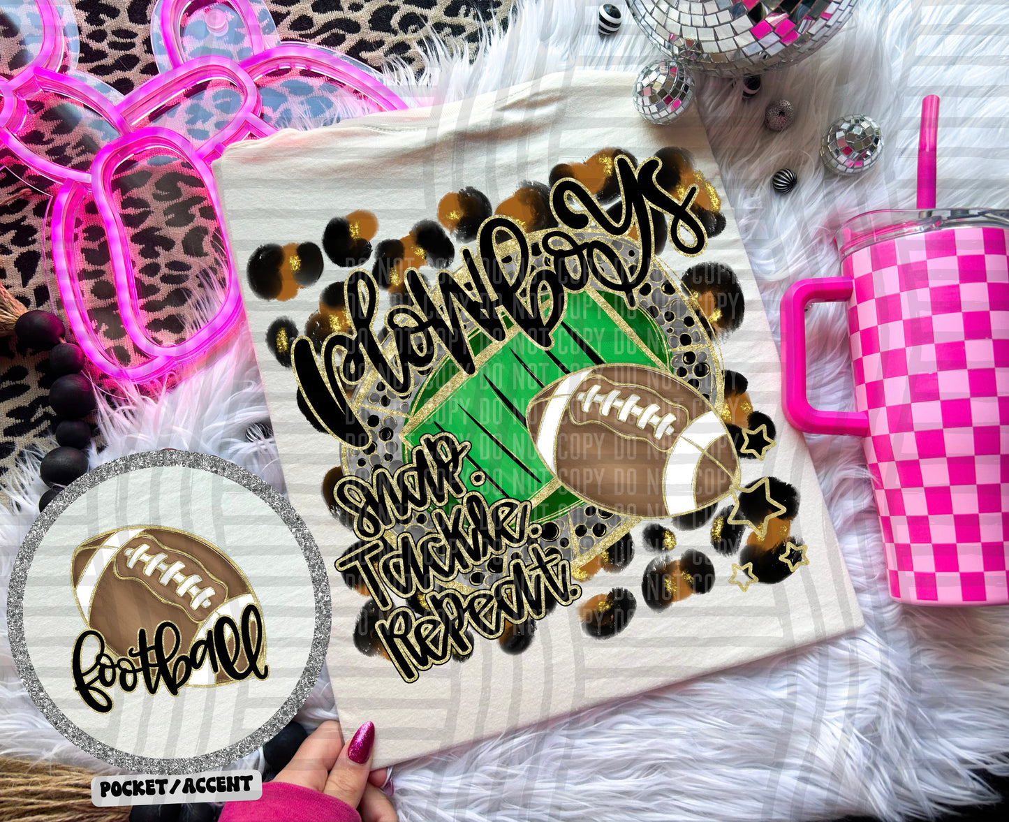 Snap Tackle Repeat Mascot (Includes front and back) (Dropdown)- DTF&UV