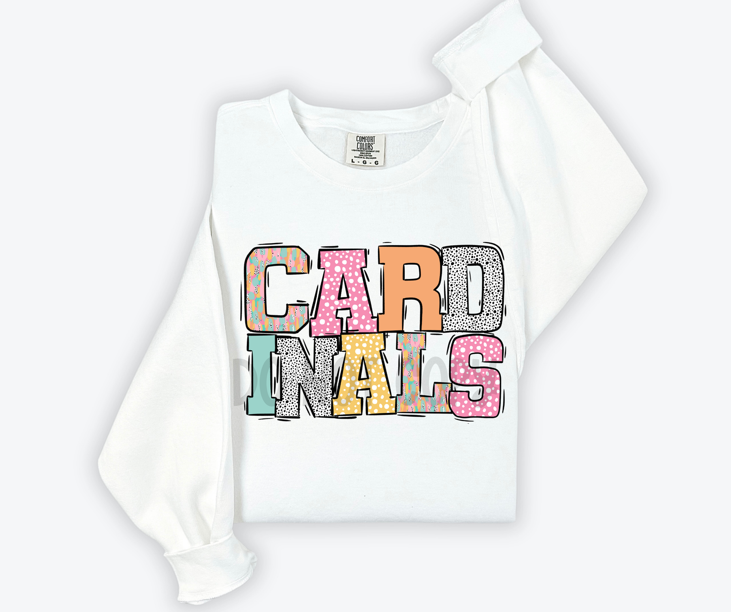 Pastel Stroke Varsity Mascots (ALL Mascots in this listing Dropdown)-DTF