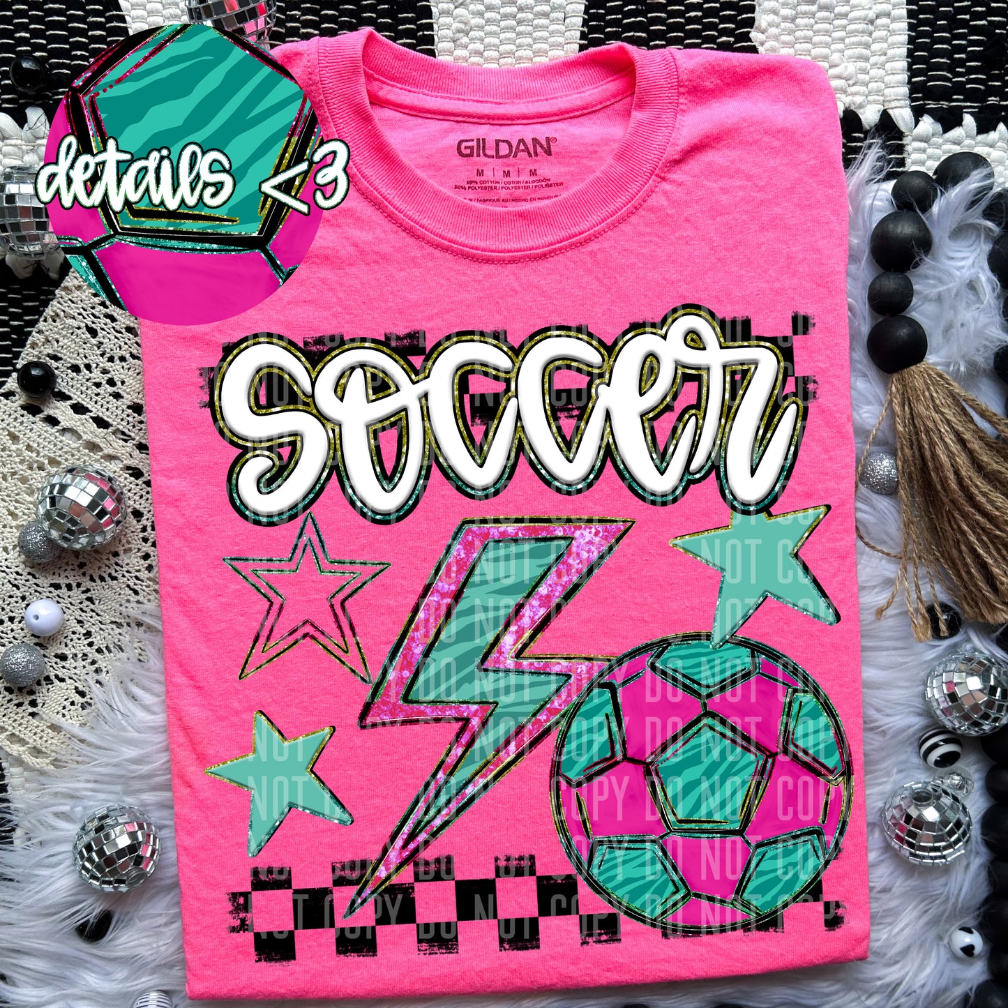 Soccer Bolt Mascots(Dropdown)-DTF