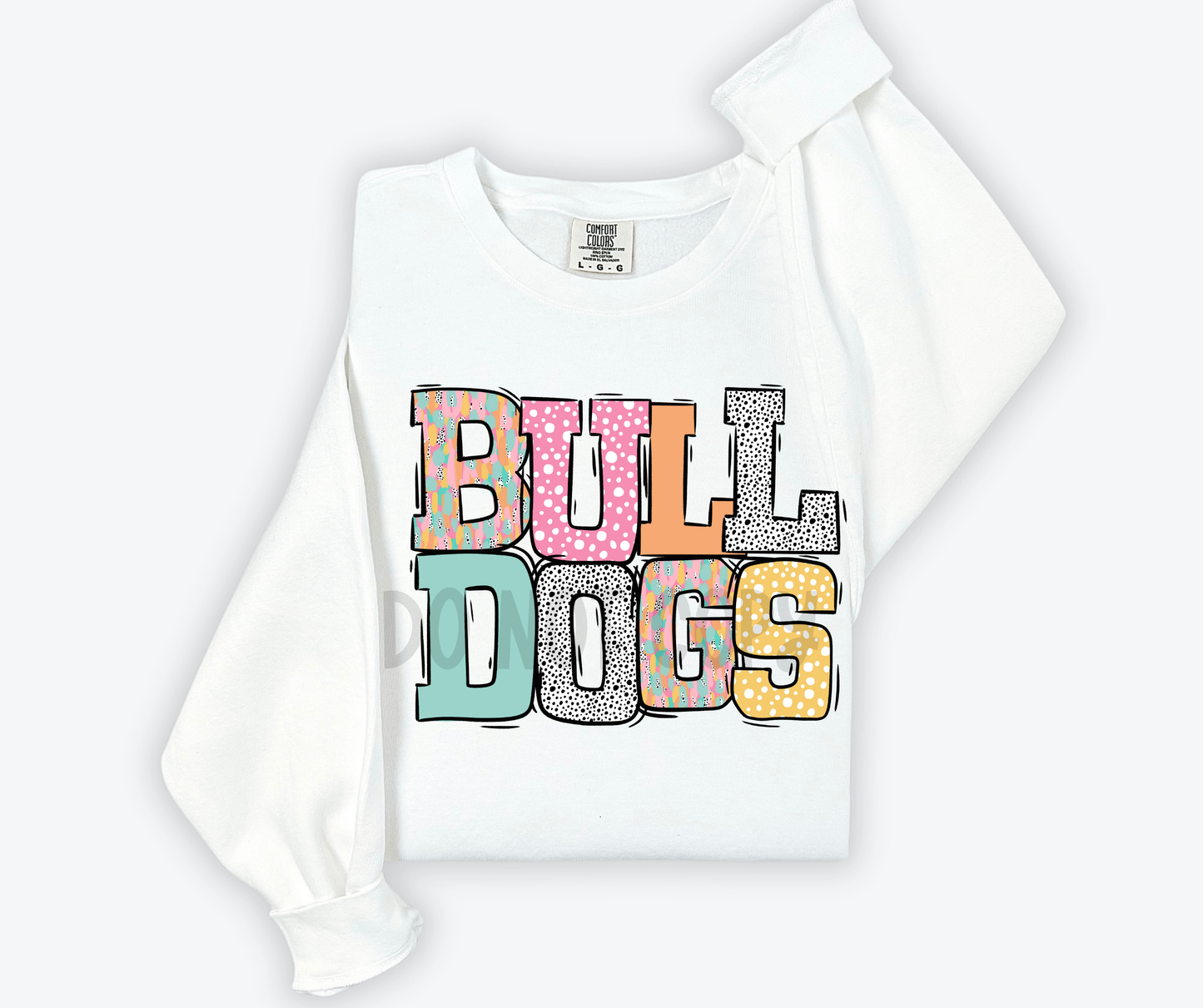 Pastel Stroke Varsity Mascots (ALL Mascots in this listing Dropdown)-DTF