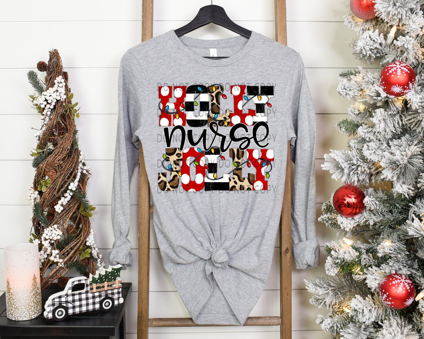 Holly Jolly Nurse - DTF