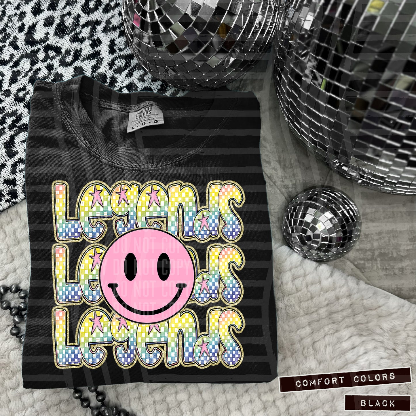 Pink Smiley Triple Stack (Dropdown)- DTF&UV