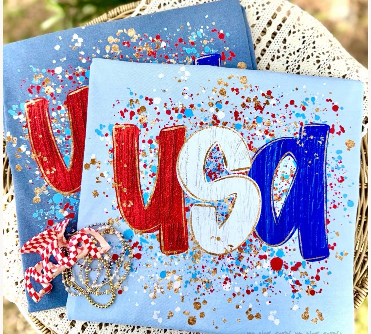 USA splatter - DTF&UV